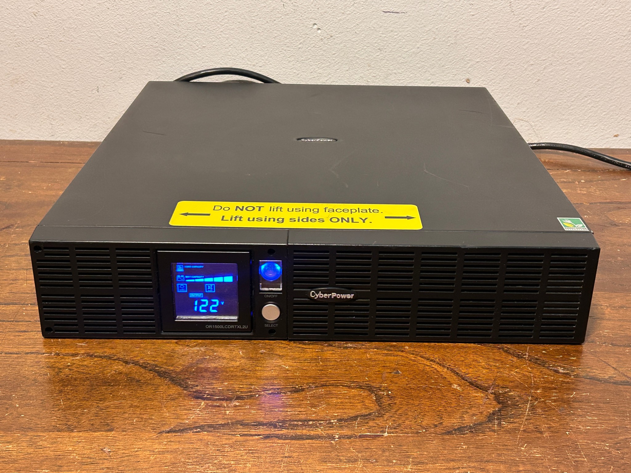 CyberPower OR1500LCDRTXL2U Smart App LCD Online UPS Battery Backup System