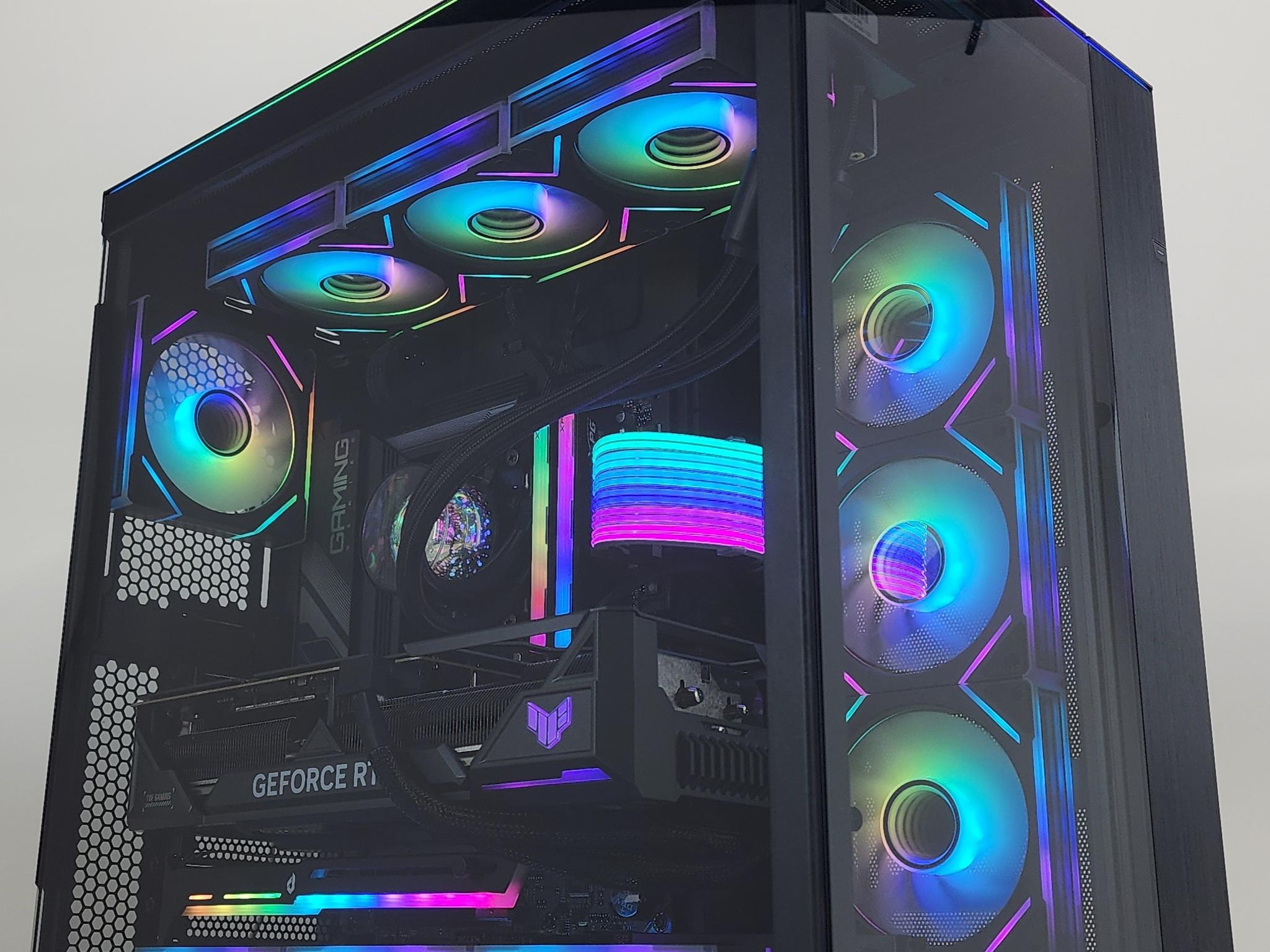 Gaming PC Ryzen 7 9800X3D 32GB RAM 2TB SSD RTX 4080 16GB Windows 11 Computer