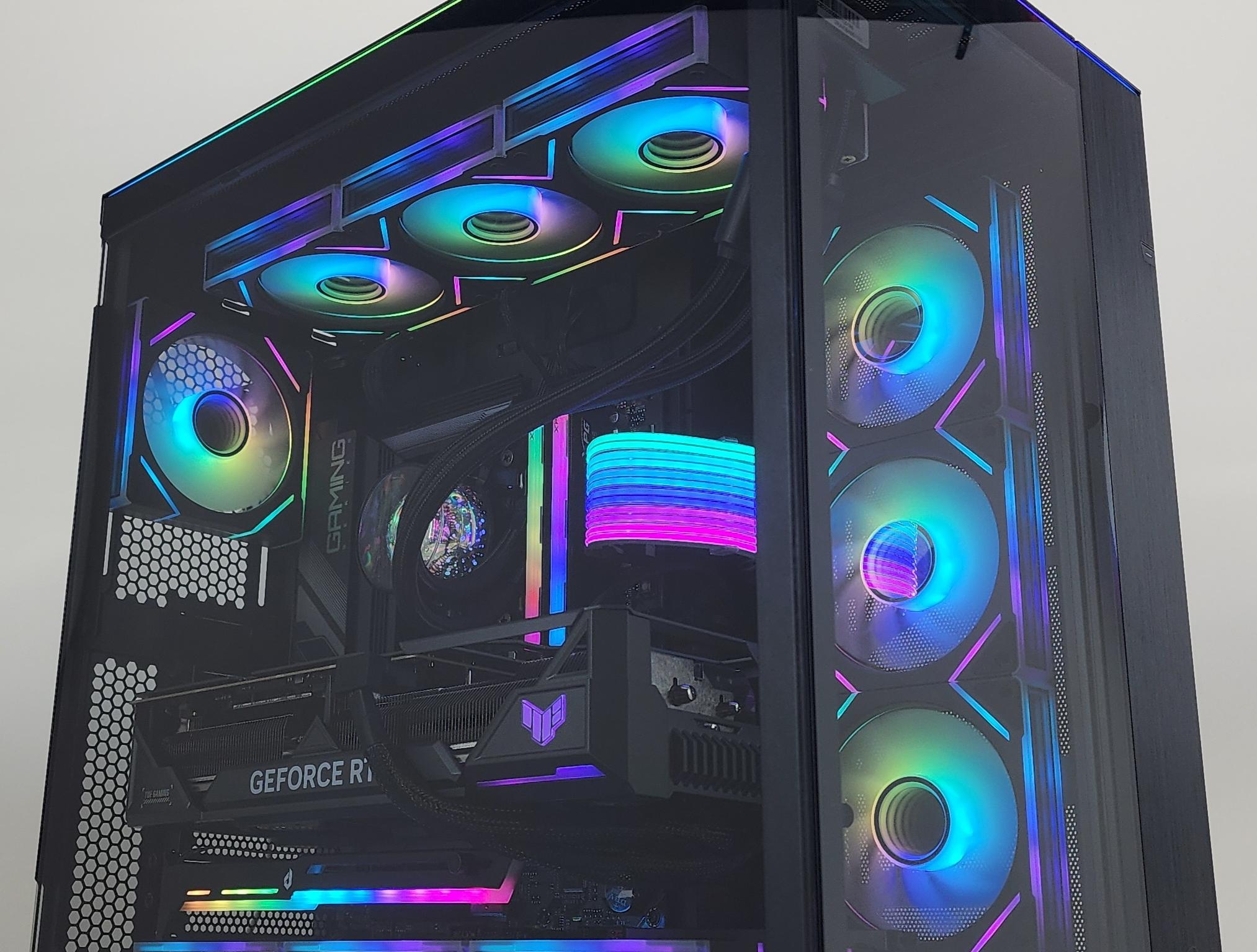 Gaming PC Ryzen 7 9800X3D 32GB RAM 2TB SSD RTX 4080 16GB Windows 11 Computer