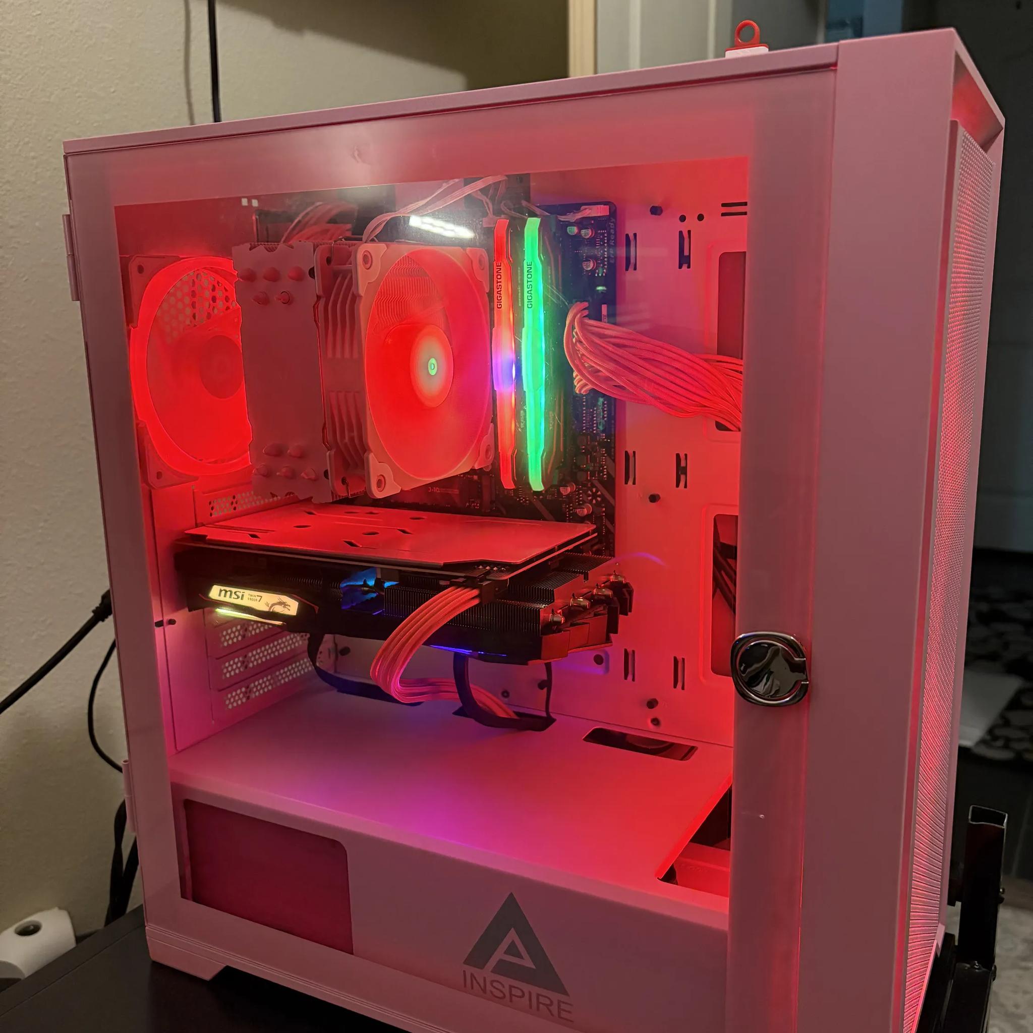 Perfect Pink Starter PC For Your Girlfriend | 2700X + 2060