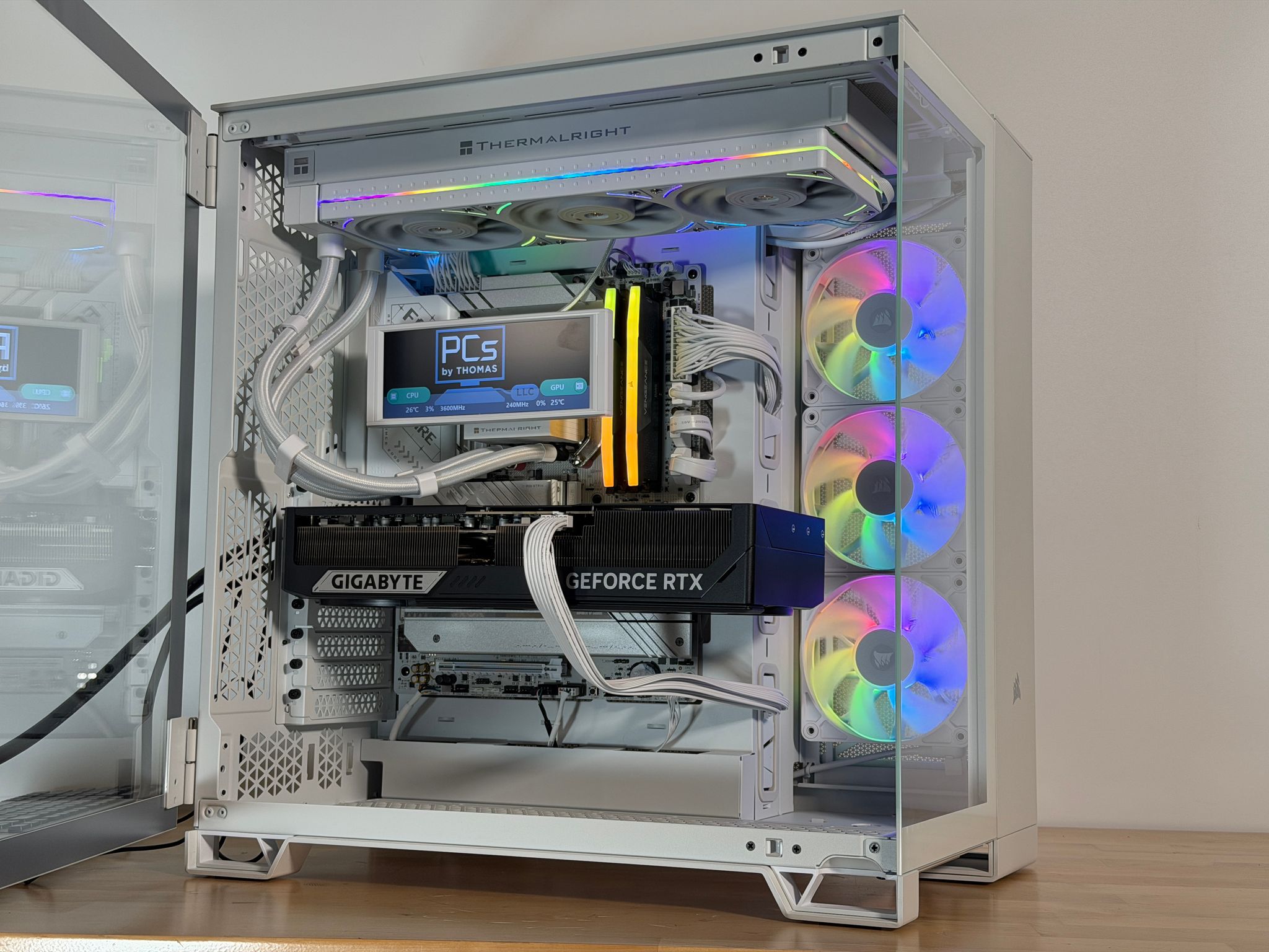 RTX 5090 Ryzen 7 9800x3d Battlestation 96gb DDR5 4TB NVME