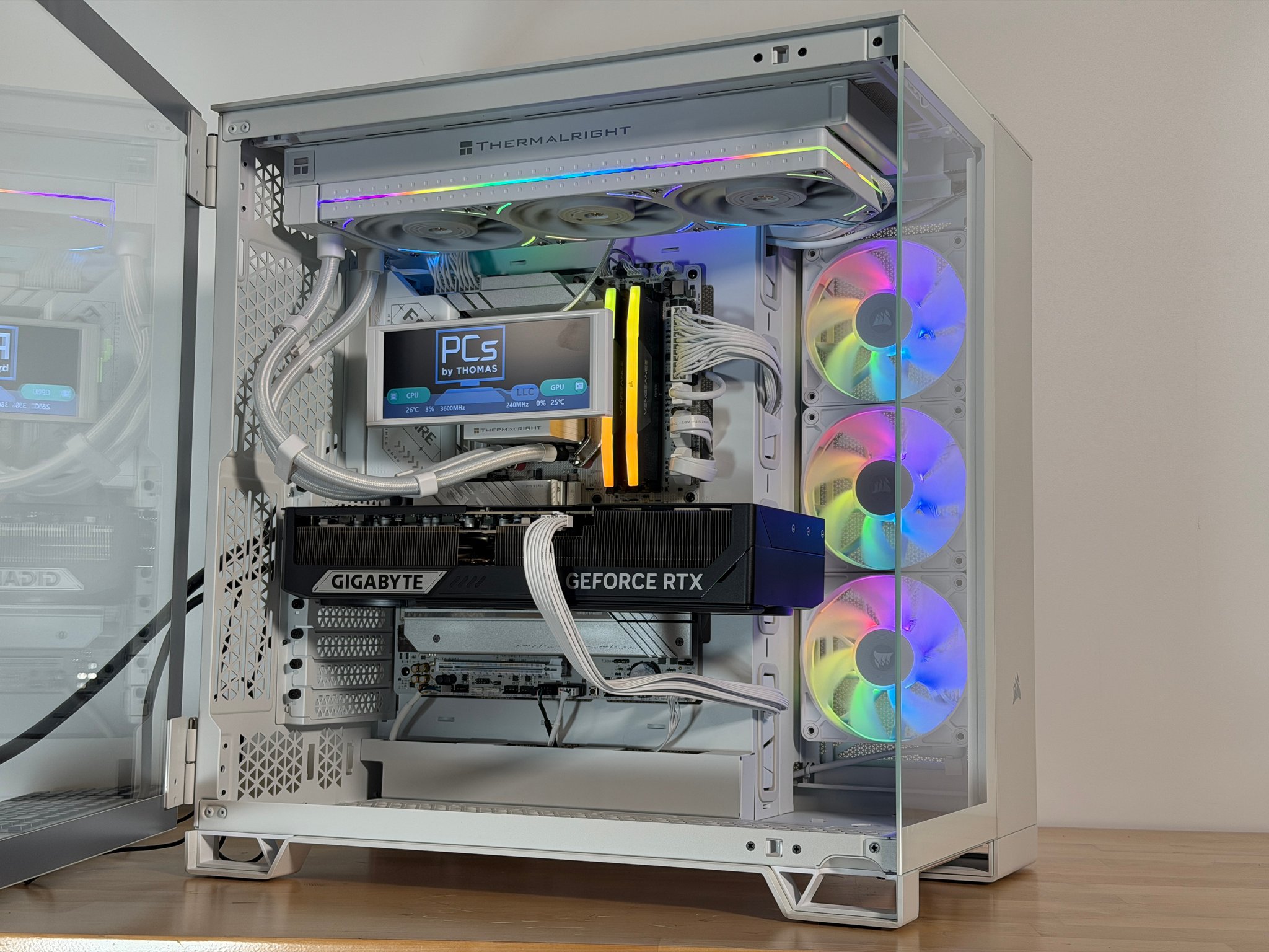 RTX 5090 Ryzen 7 9800x3d Battlestation 96gb DDR5 4TB NVME