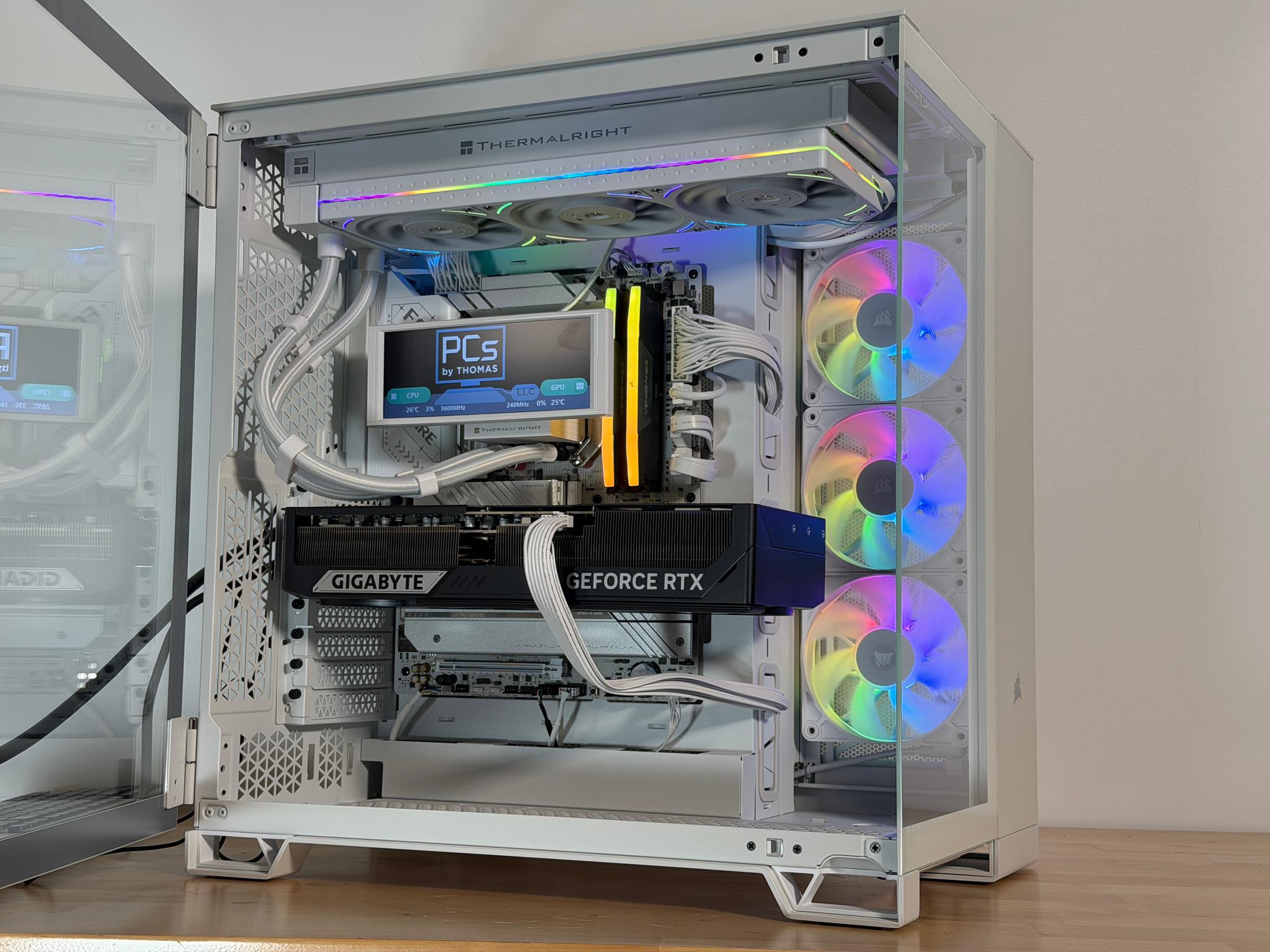 RTX 5090 Ryzen 7 9800x3d Battlestation 96gb DDR5 4TB NVME