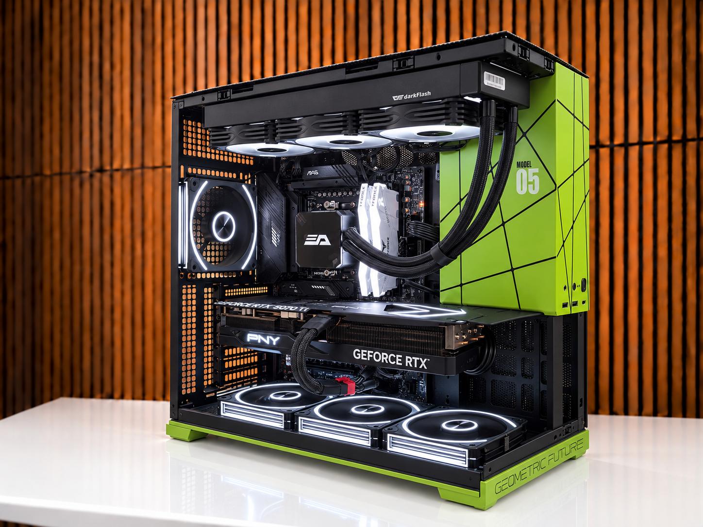 THE HULK 💚 v3| RTX 5070 TI 16GB | Ryzen 9 7950X3D | 32GB DDR5 | NVME | GOLD PSU | Windows 11 |