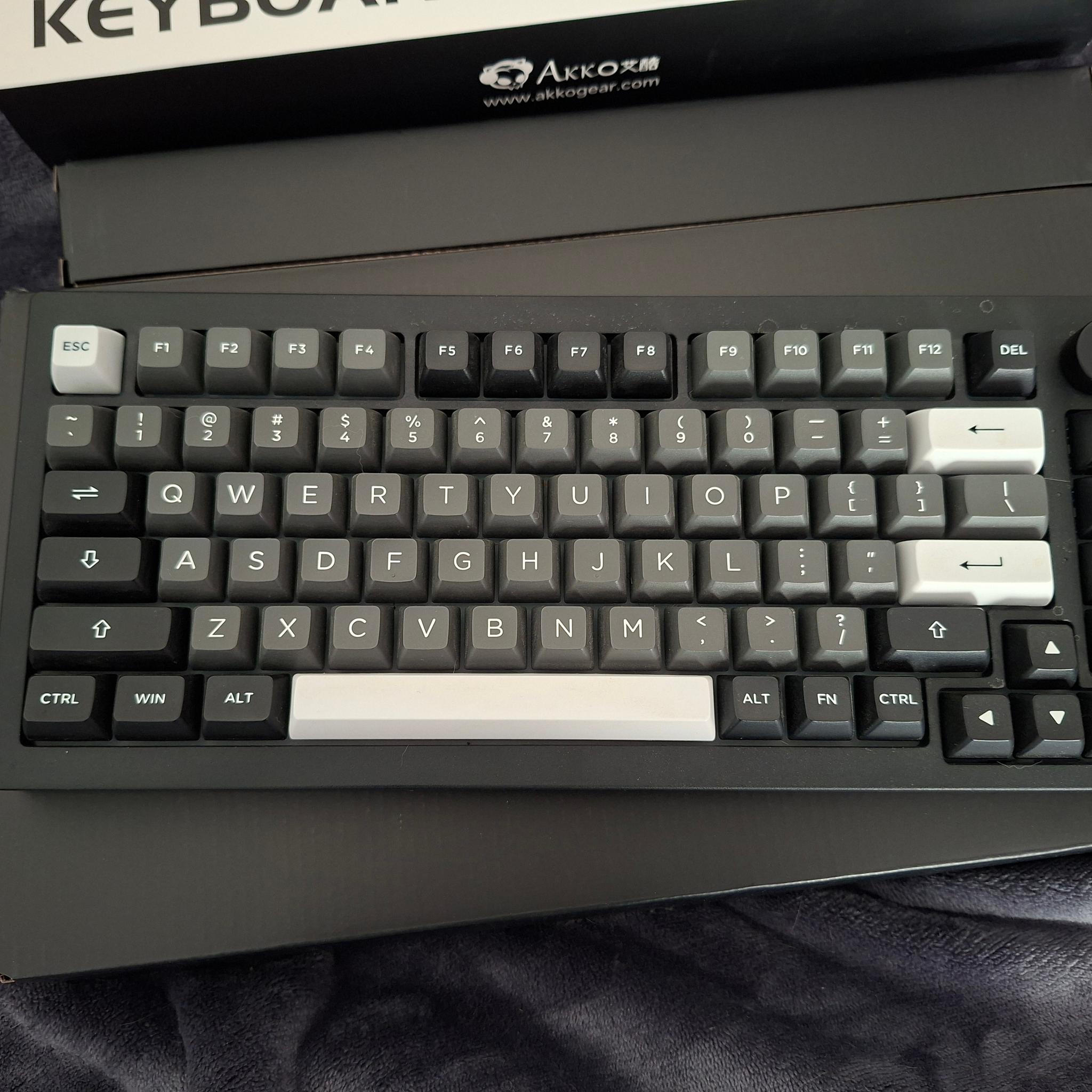 Akko 5075B Plus 75% Keyboard Black & Silver