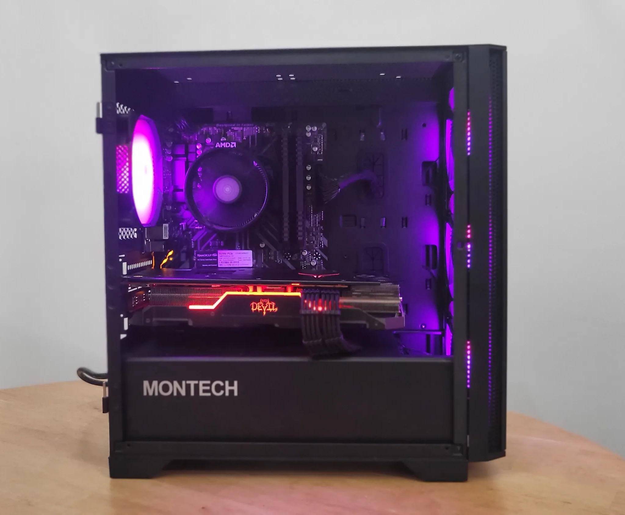 BIG SALE! "Blackout" RX 5700 XT Ryzen 5 3600 Gaming/Streaming PC