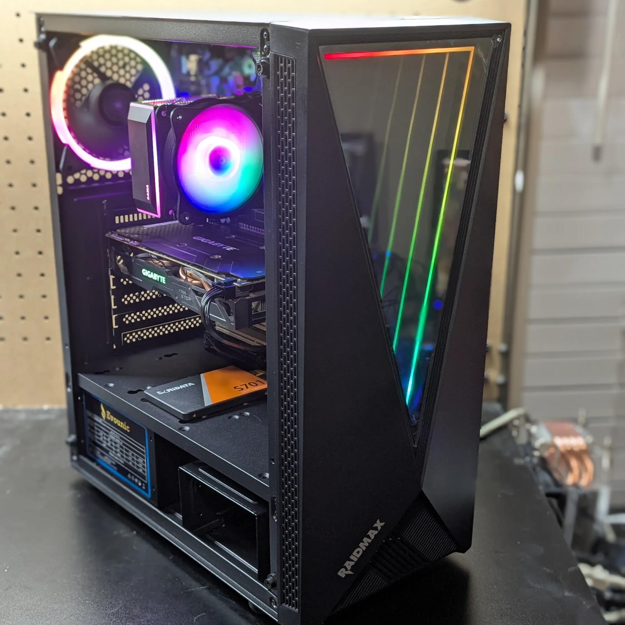 120 FPS Fortnite | 180 Day Warranty | Xeon (Same as i7) , 16GB RAM, 480GB SSD, RX 570 4GB, RGB