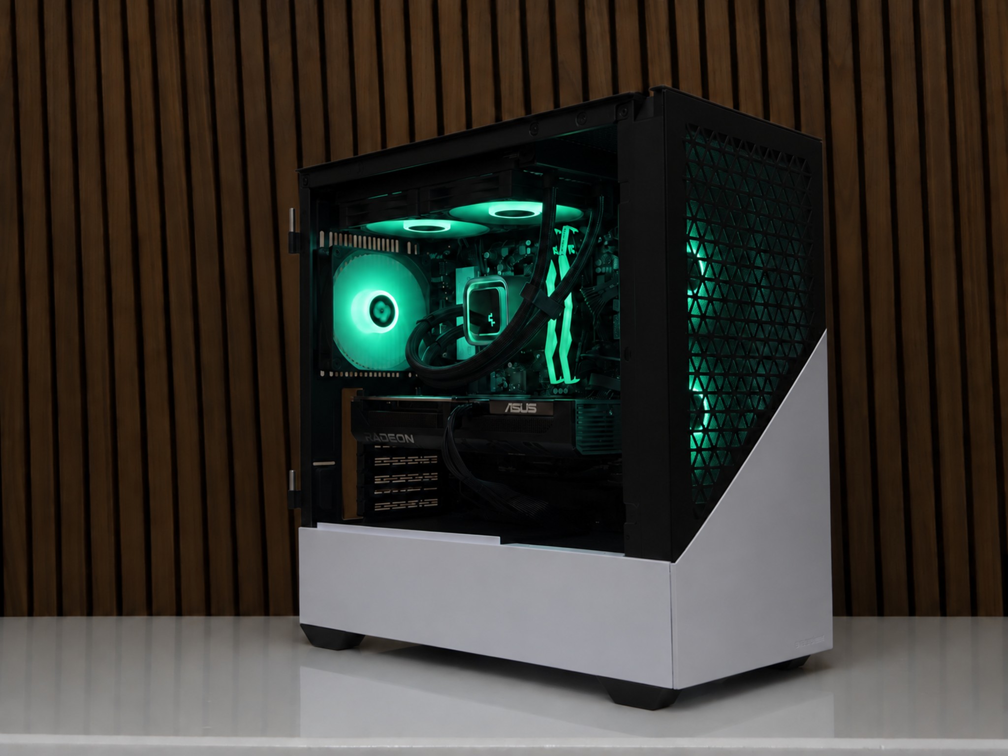 TEAM RED V1 Gaming PC | RX 9060XT 16GB | 7700 | 32GB DDR5 | Windows 11  WIFI | 1TB NVME