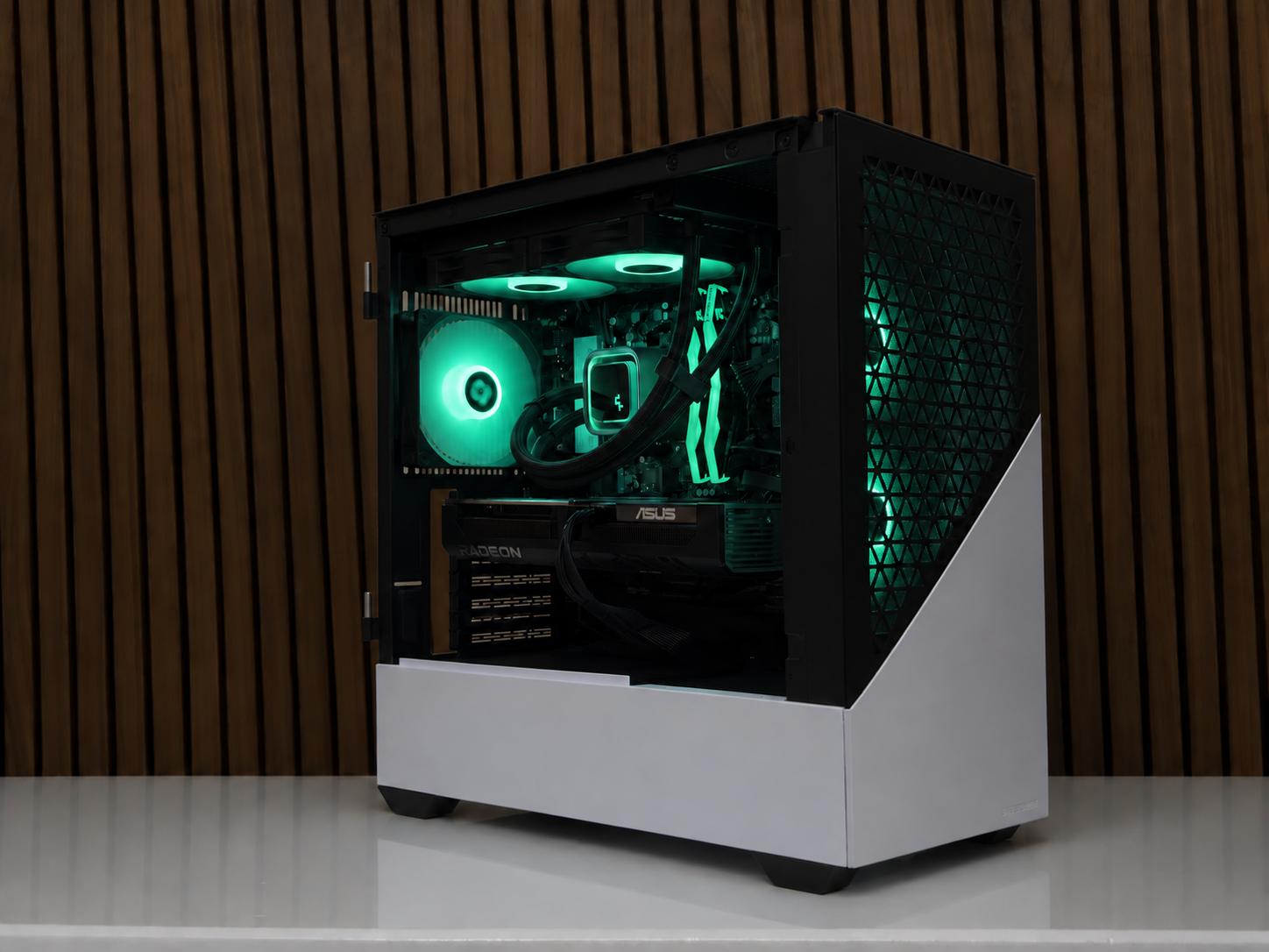 TEAM RED V1 Gaming PC | RX 9060XT 16GB | 7700 | 32GB DDR5 | Windows 11  WIFI | 1TB NVME