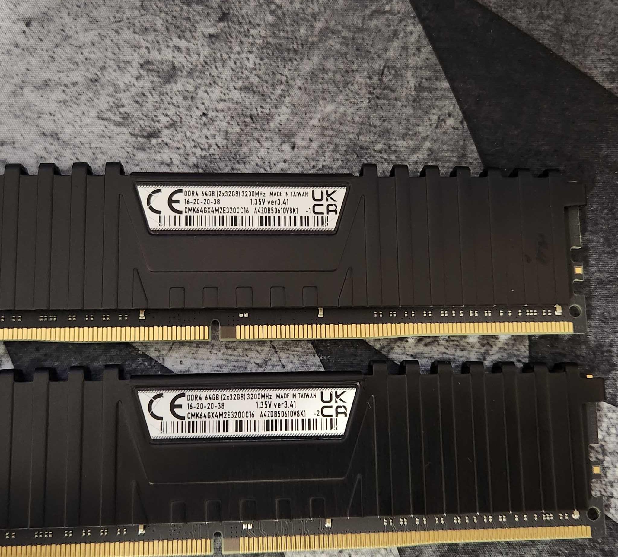 Corsair Vengeance LPX 64GB (2×32GB) DDR4 3200MHz CL16
