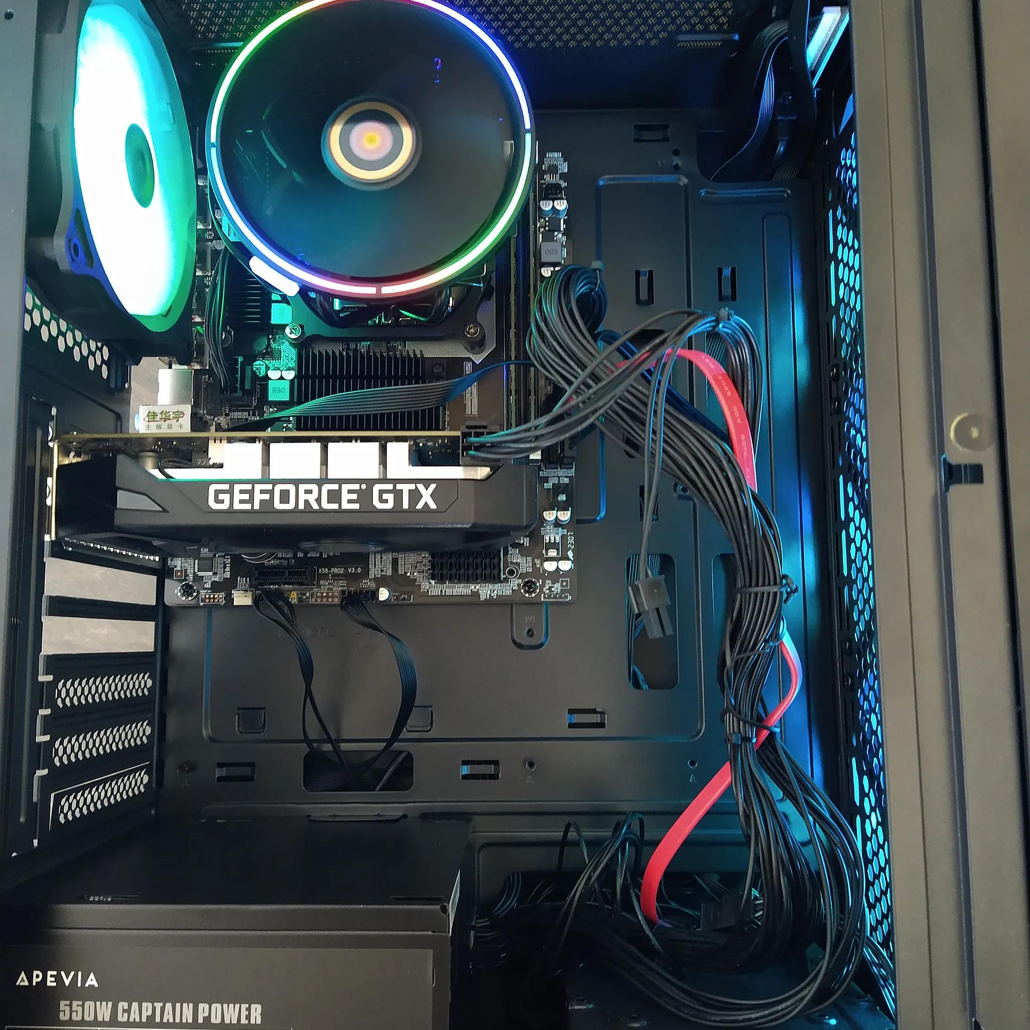 Xeon Gaming PC - Xeon X5675 + GTX 1650 - 16GB RAM - 699GB SSD - Window 10