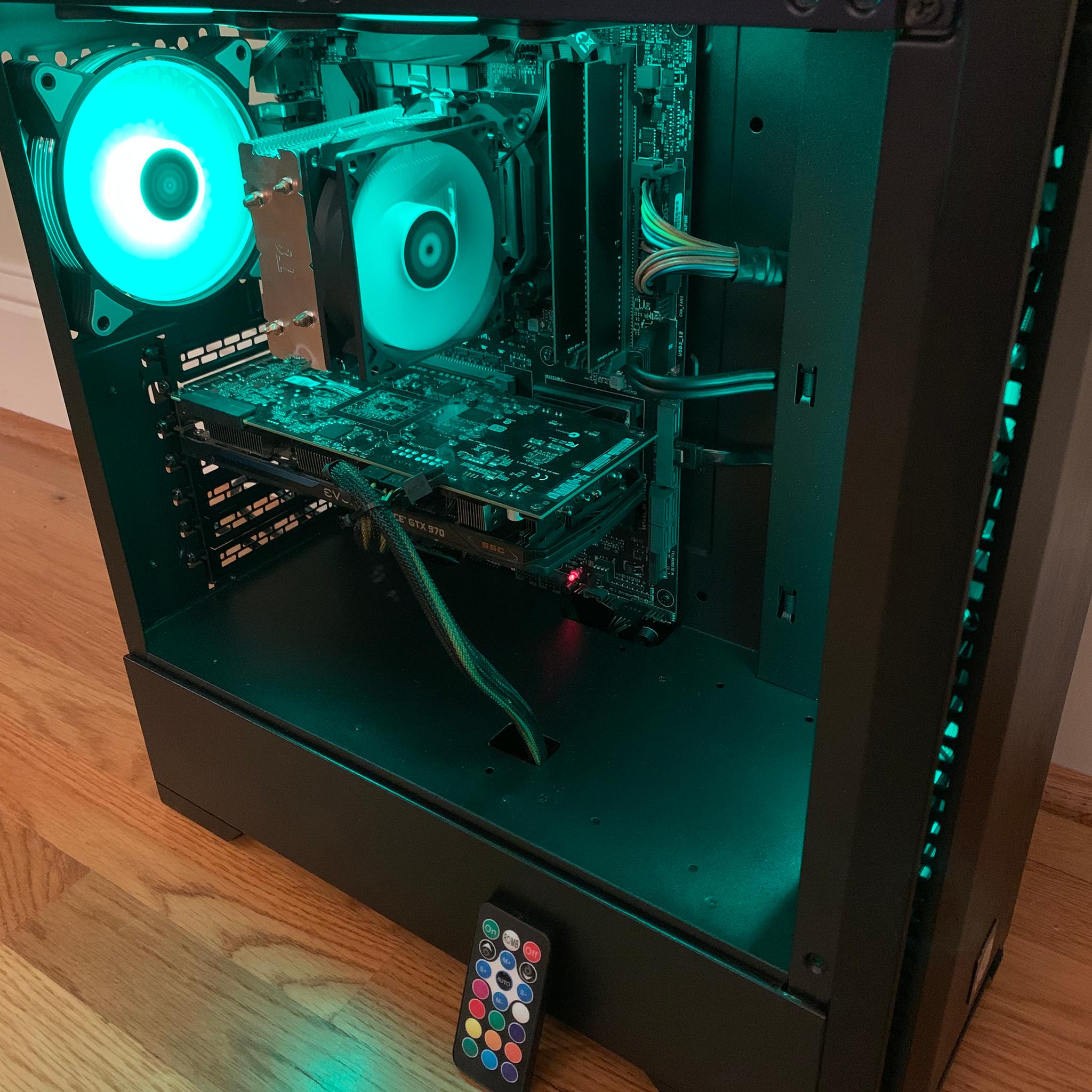i5 6600K GTX 970 FORTNITE READY OVERCLOCK GAMING PC 16GB RAM 1000GB SSD RGB