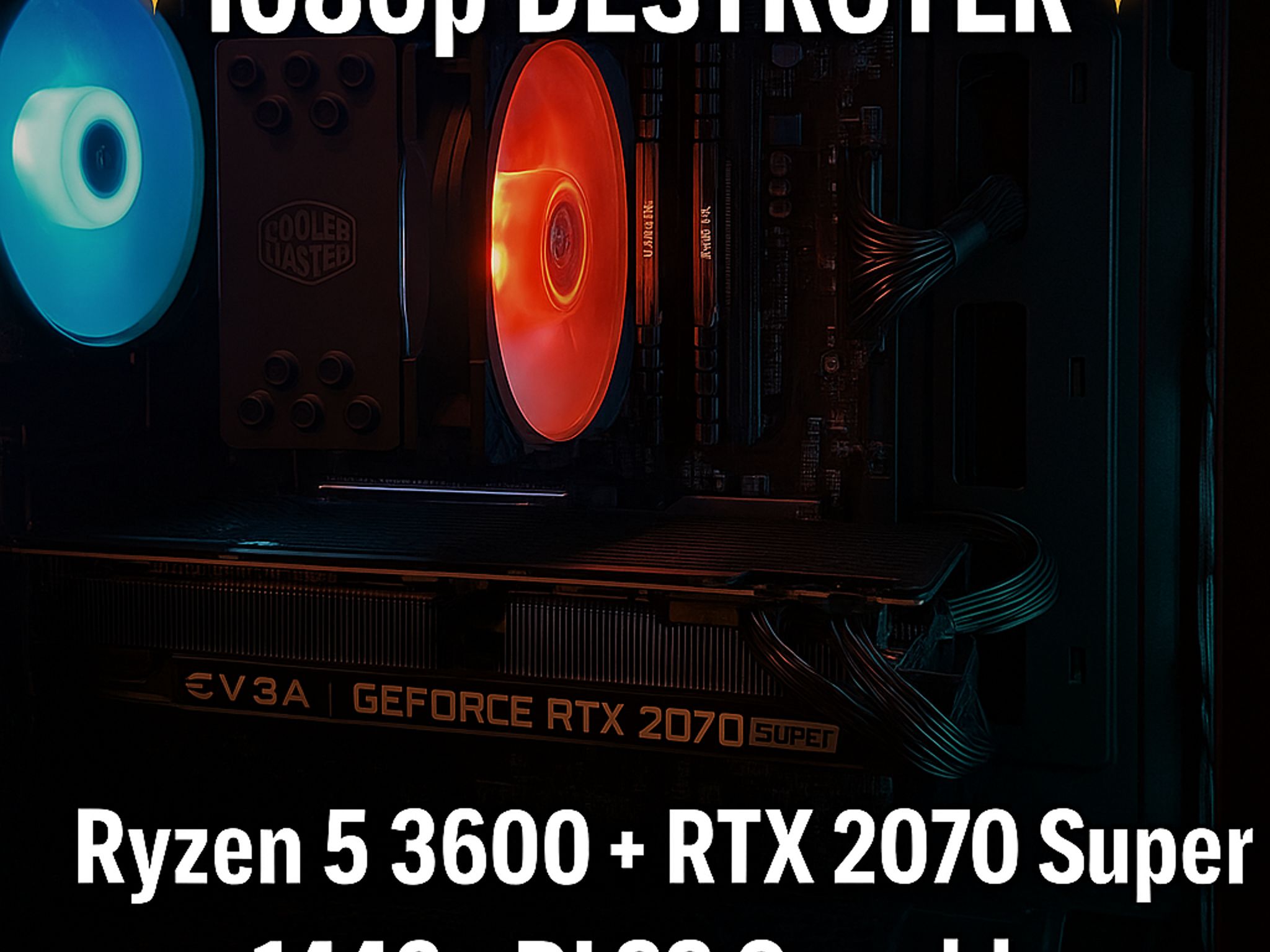✨ CORE Gaming PC Build | Ryzen 5 3600 + RTX 2070 Super | 1440p DLSS GAMING = GREAT VALUE ✨