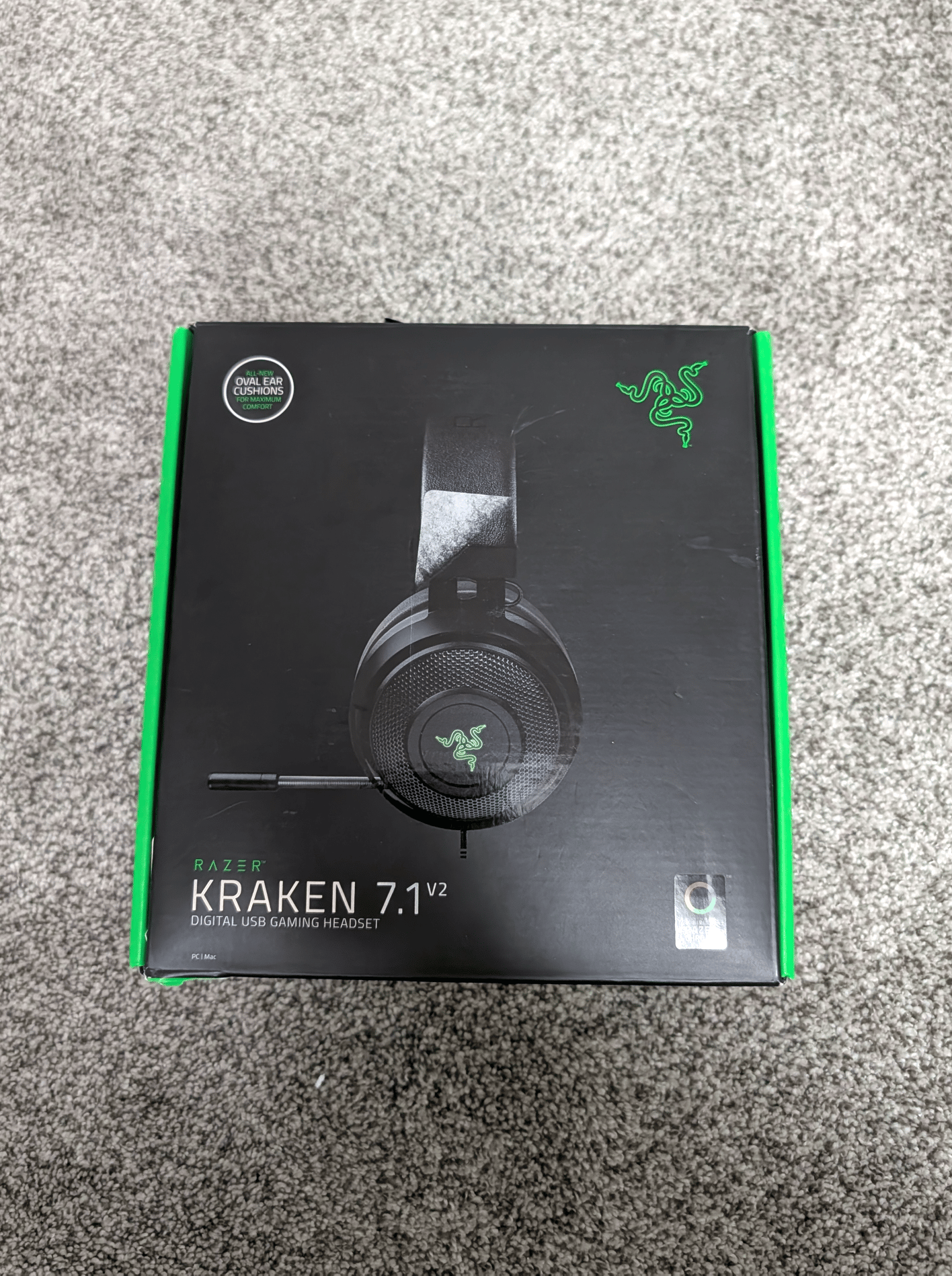Razer Kraken 7.1 V2 Chroma Digital USB Gaming Headset Black