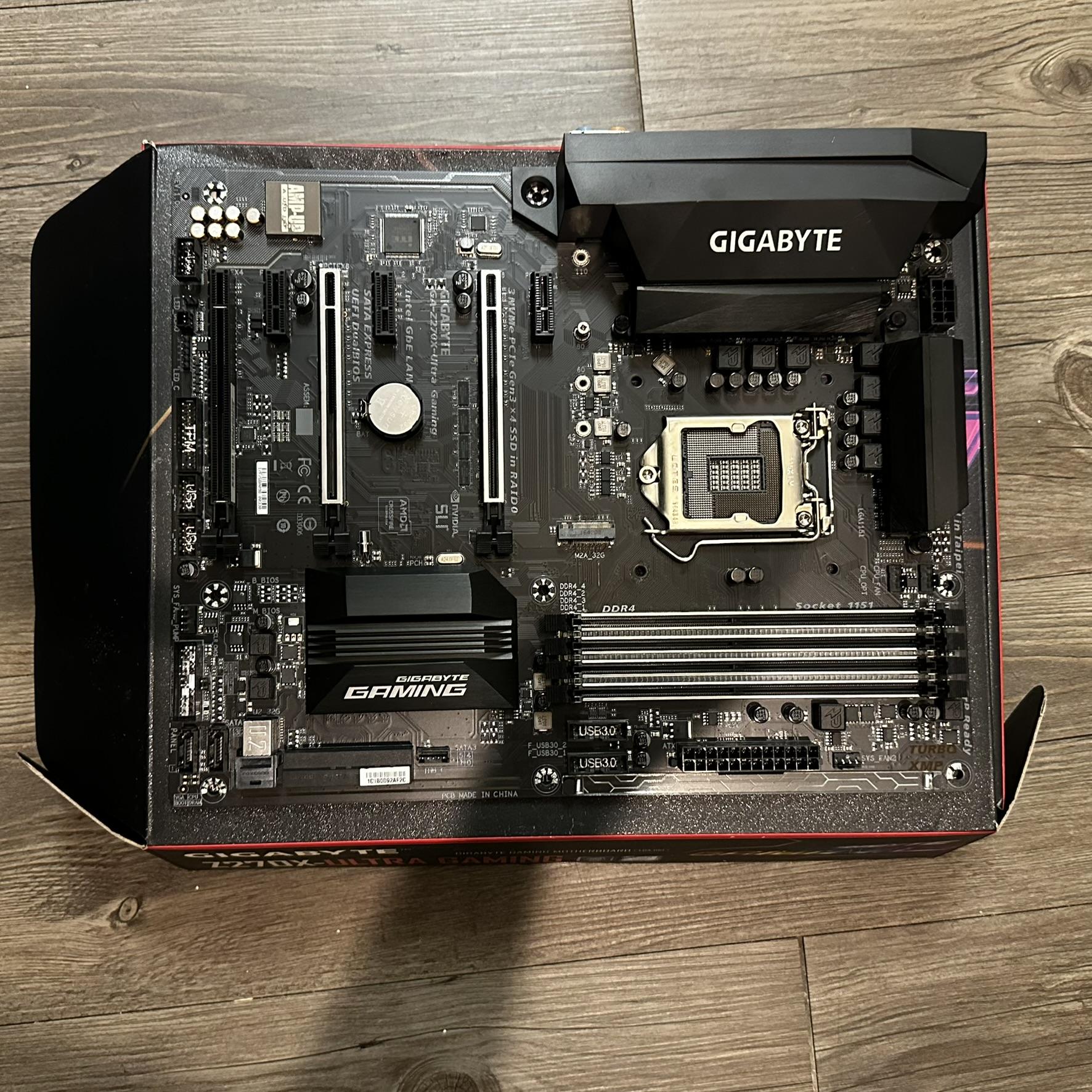 Gigabyte GA-Z270X Ultra Gaming Motherboard - LGA 1151, DDR4, USB 3.1, RGB Fusion
