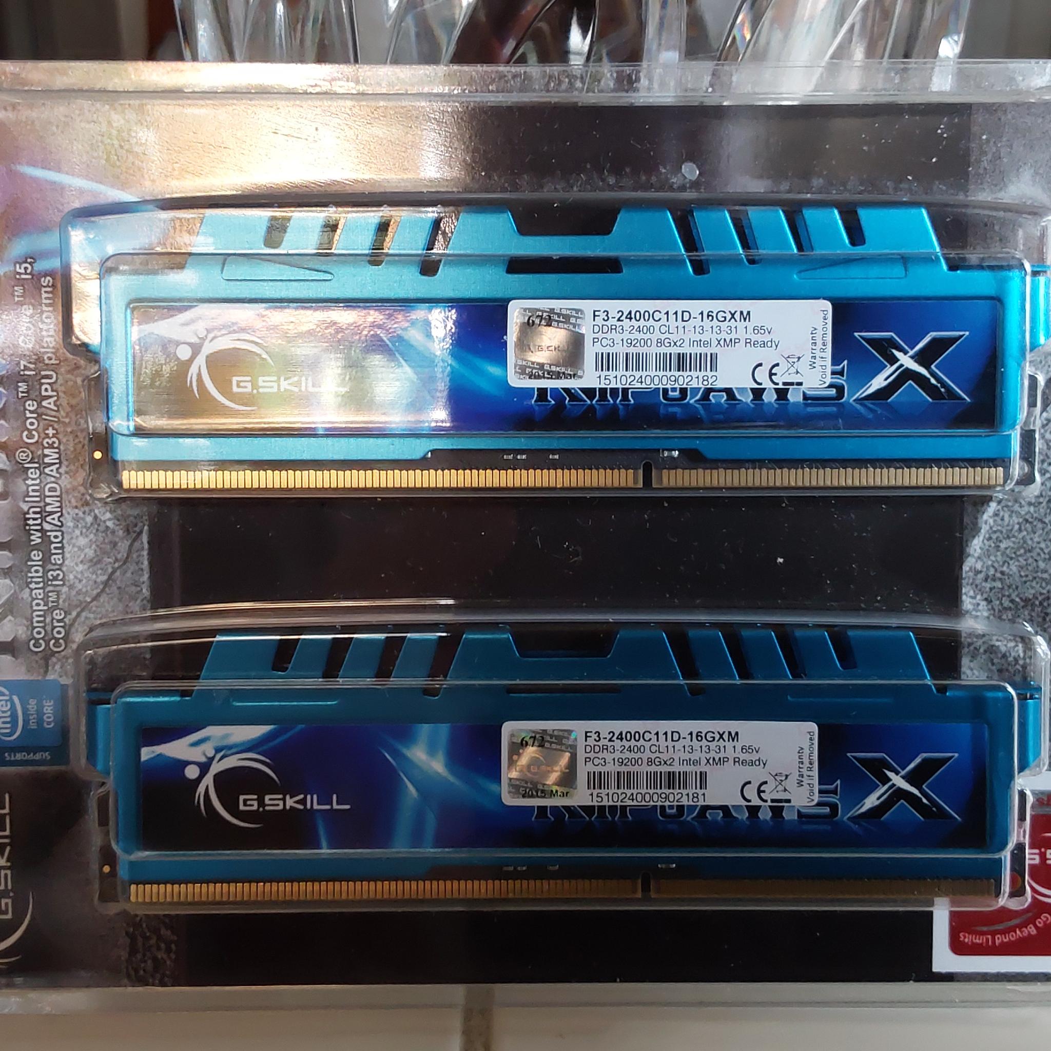 NEW G.SKILL Ripjaws X Series 16GB (2 x 8GB) 240-Pin DDR3 2400 (PC3 19200) Desktop Memory