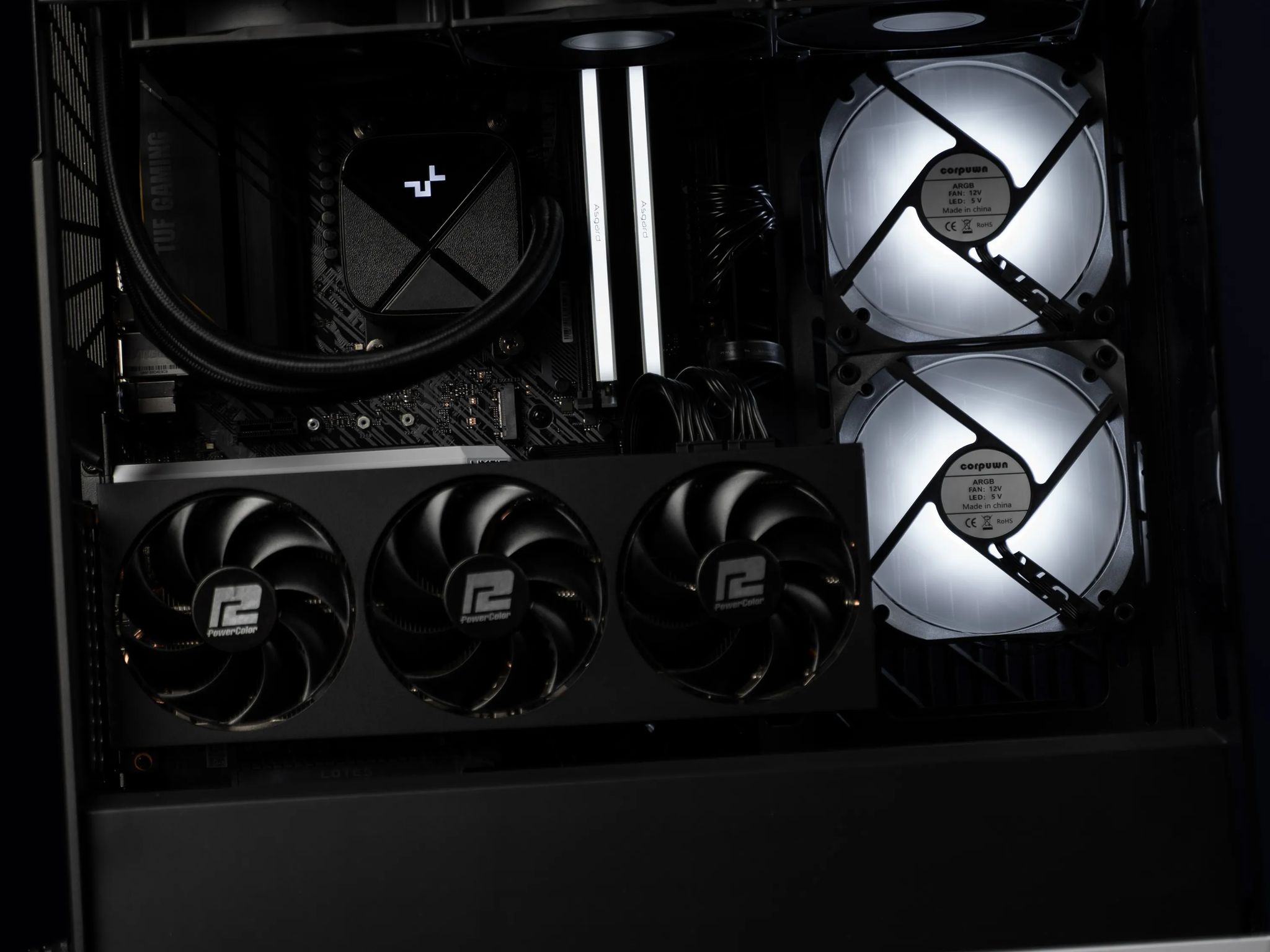 “Prebryte” RX 7700 XT Ryzen 7 32GB Windows 11 Pro 2TB Gaming PC Powerhouse