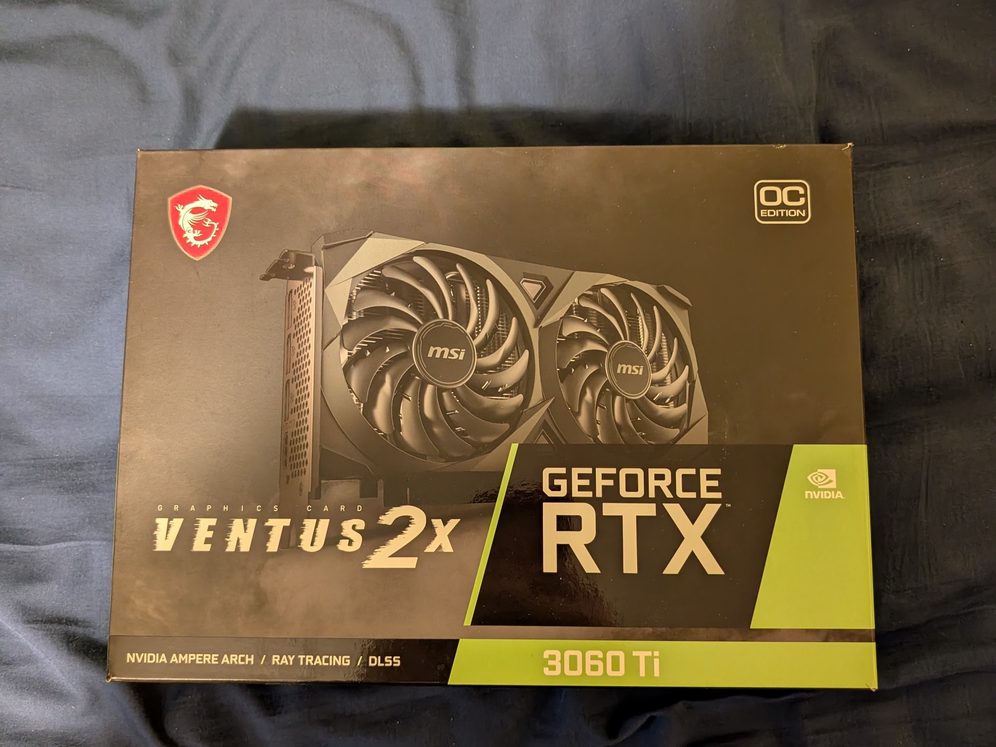 MSI GeForce RTX 3060 Ti VENTUS 2X 8G V1 LHR Used