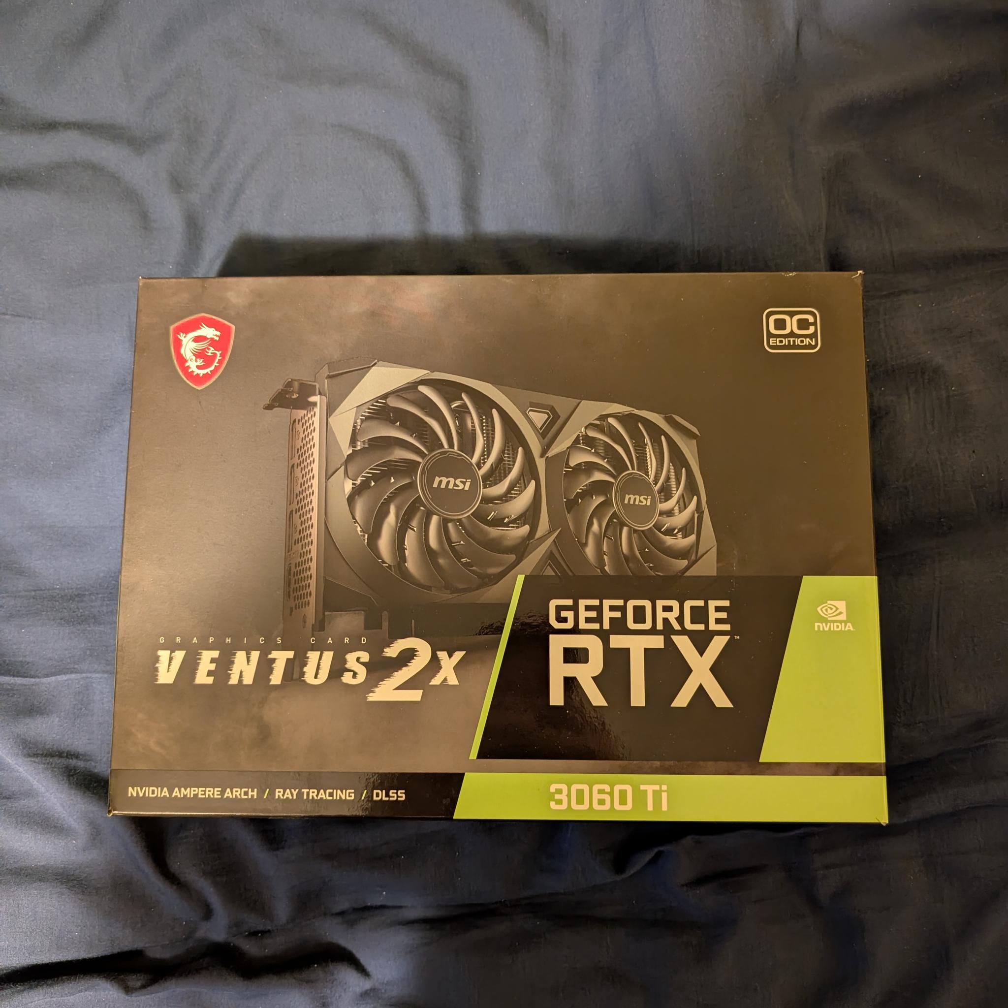 MSI GeForce RTX 3060 Ti VENTUS 2X 8G V1 LHR Used