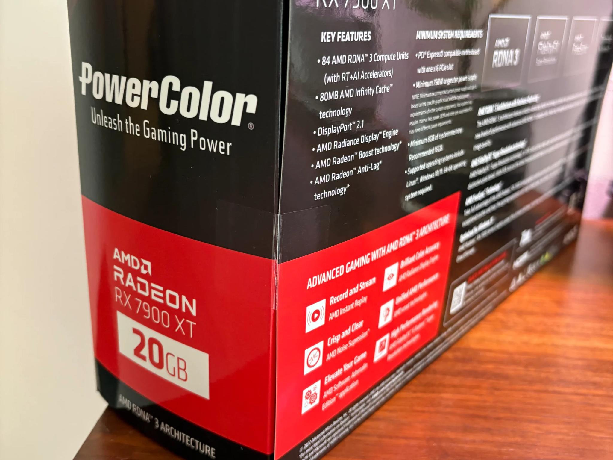 NEW RX 7900 XT - 20GB VRAM - PowerColor AMD Radeon (7900XT)