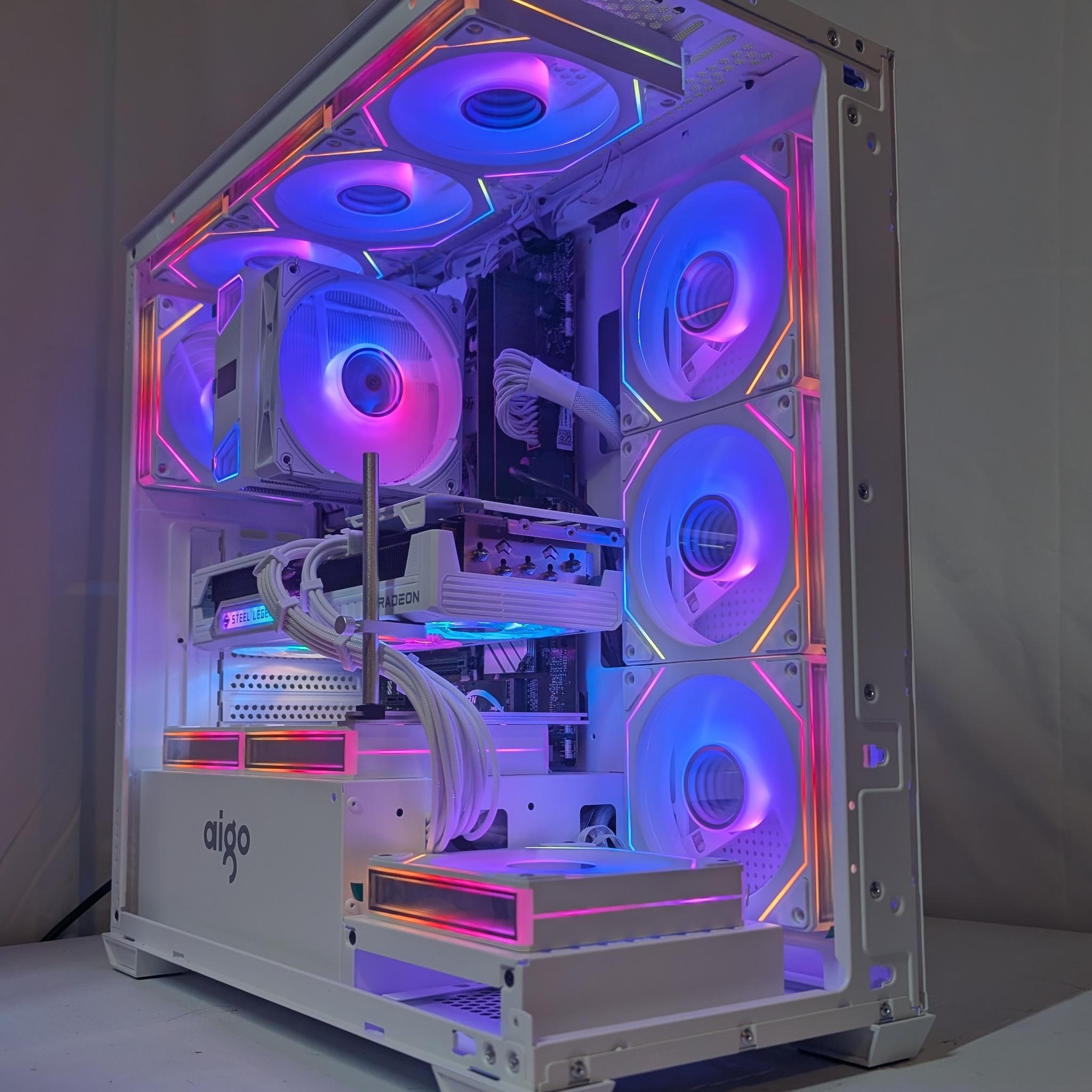 9070XT 16GB | I5 12600KF | 16GB DDR5 | 1TB NVME | CORSAIR 850W PSU | ALL WHITE
