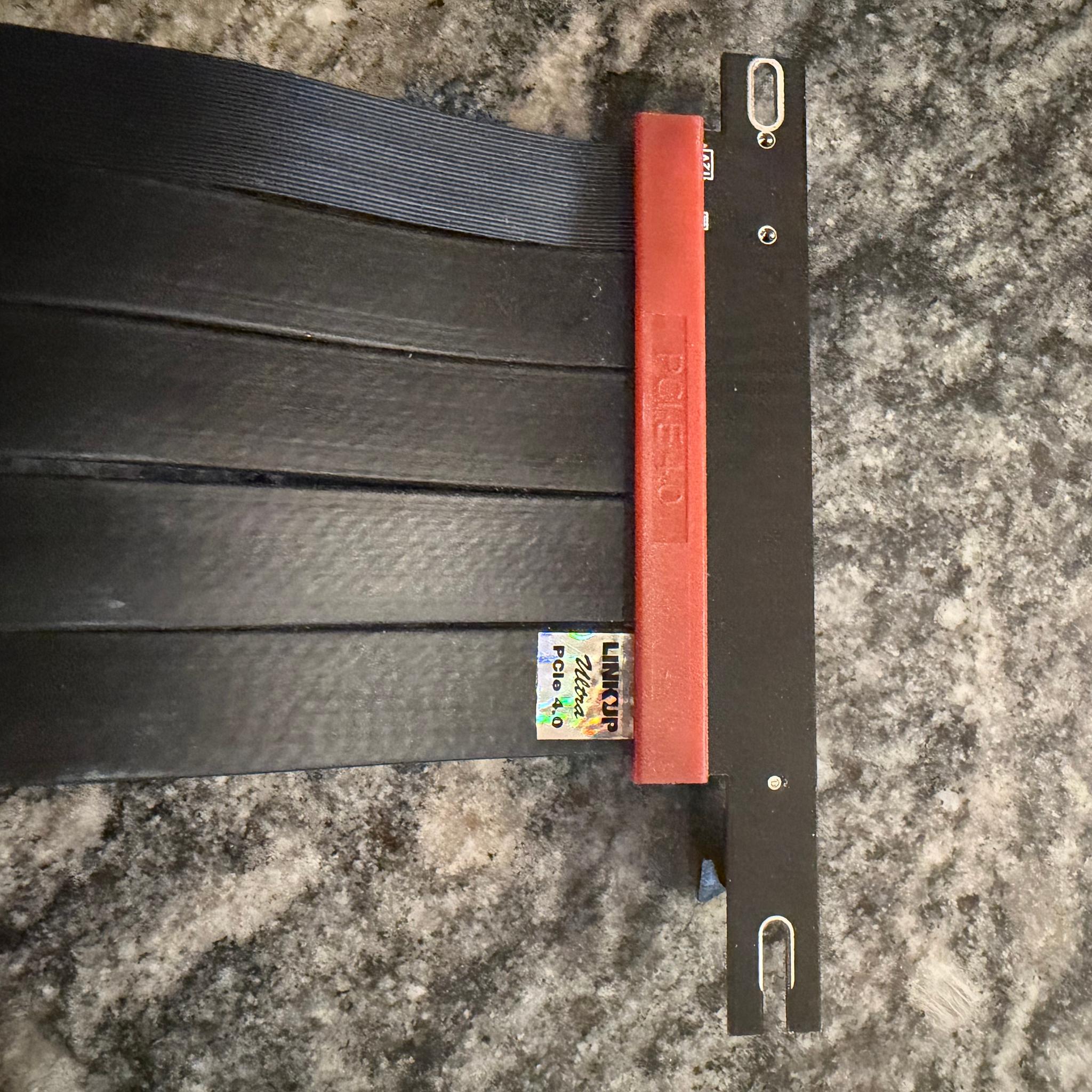 LINKUP Ultra PCIe 4.0 X16 Riser Cable Shielded Extreme High Speed Vertical Mount Gaming Gen4
