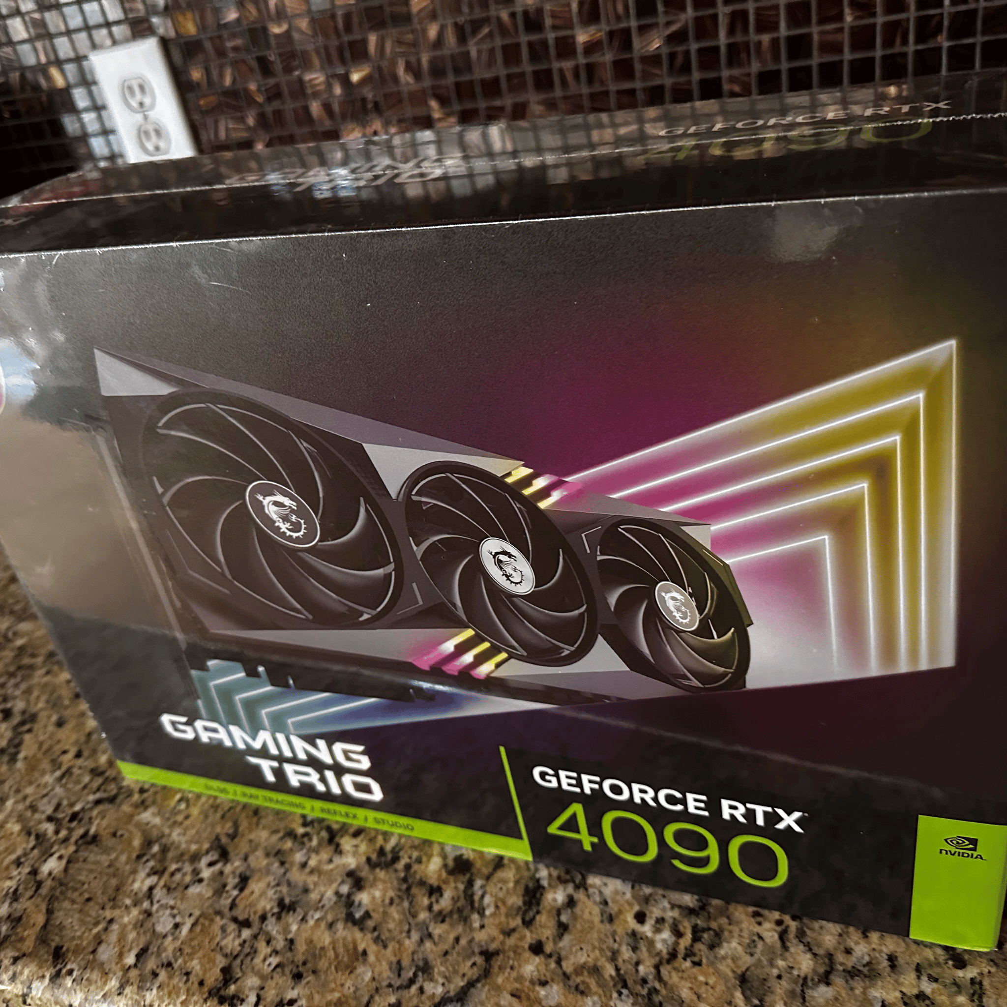 Sealed MSI GeForce RTX 4090 GAMING TRIO 24GB Graphics Card