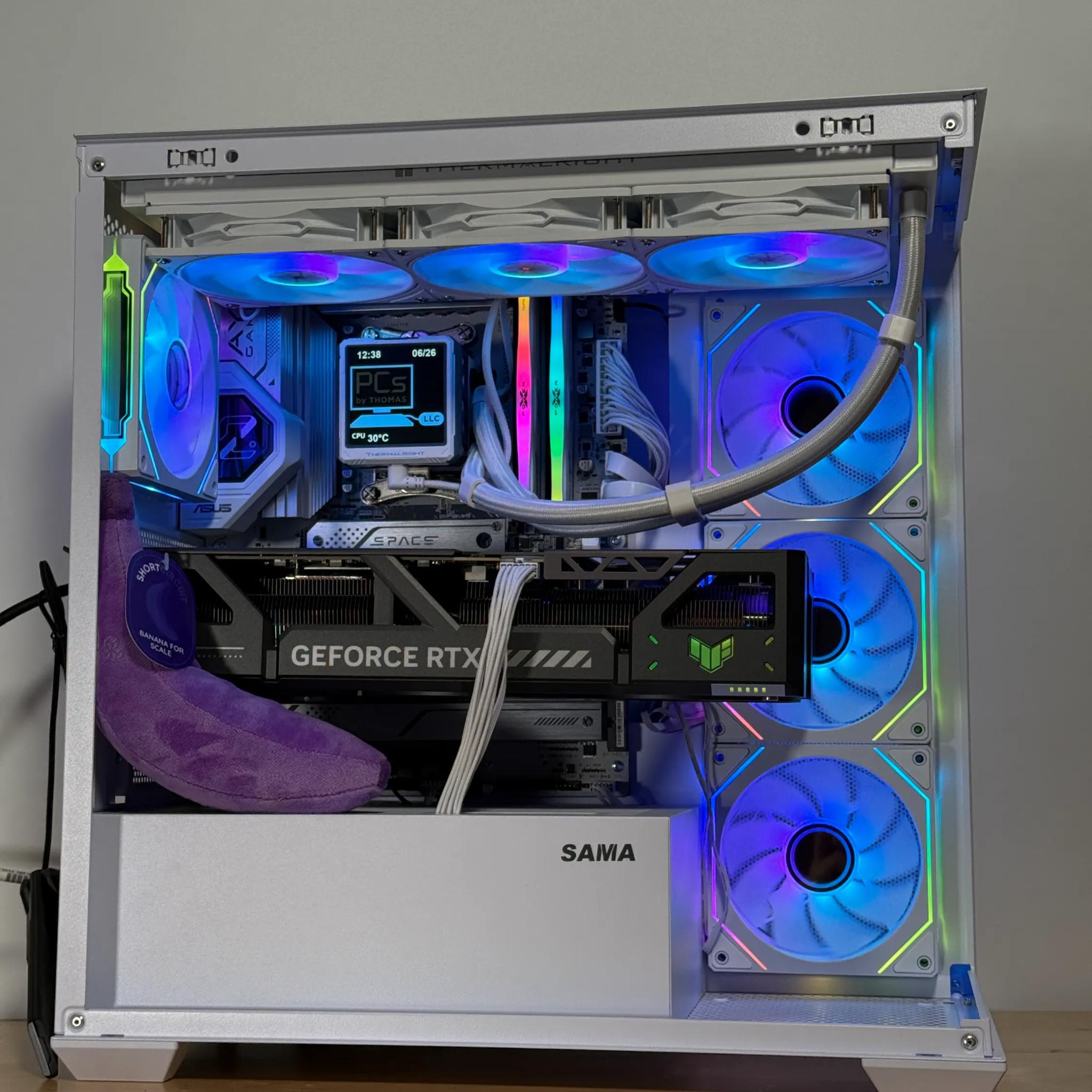 Ryzen 9800x3d RTX 5080 White Gaming PC