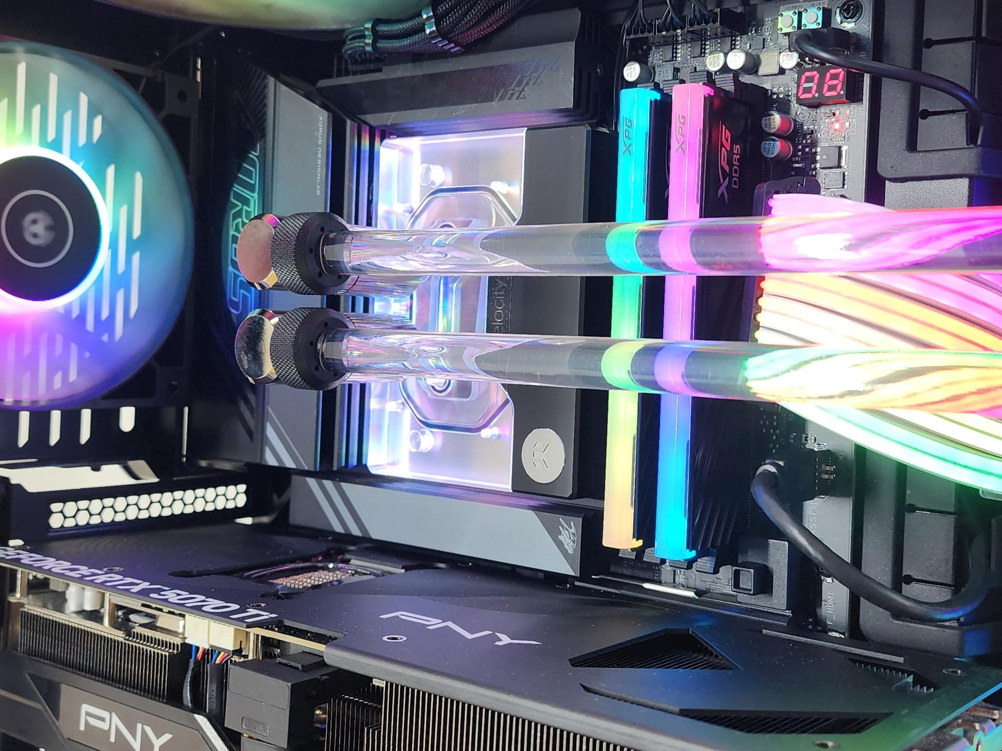 Gaming PC Ryzen 7 9700X 32GB RAM 2TB SSD RTX 5070 Ti 16GB Windows 11 Computer
