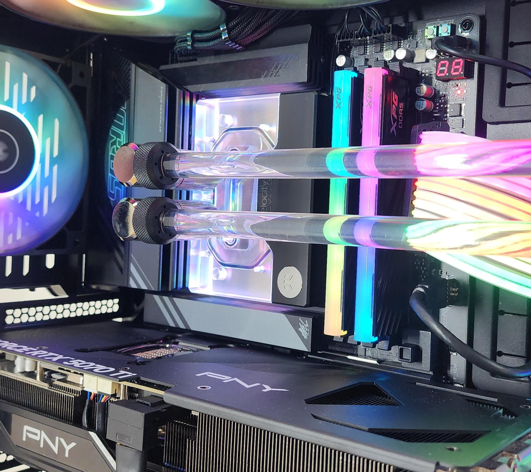 Gaming PC Ryzen 7 9700X 32GB RAM 2TB SSD RTX 5070 Ti 16GB Windows 11 Computer