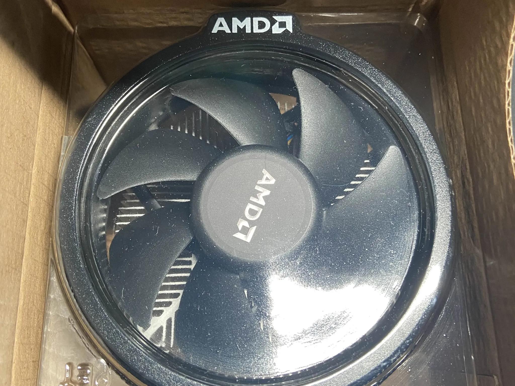 Ryzen 5 3600 with the stock cooler