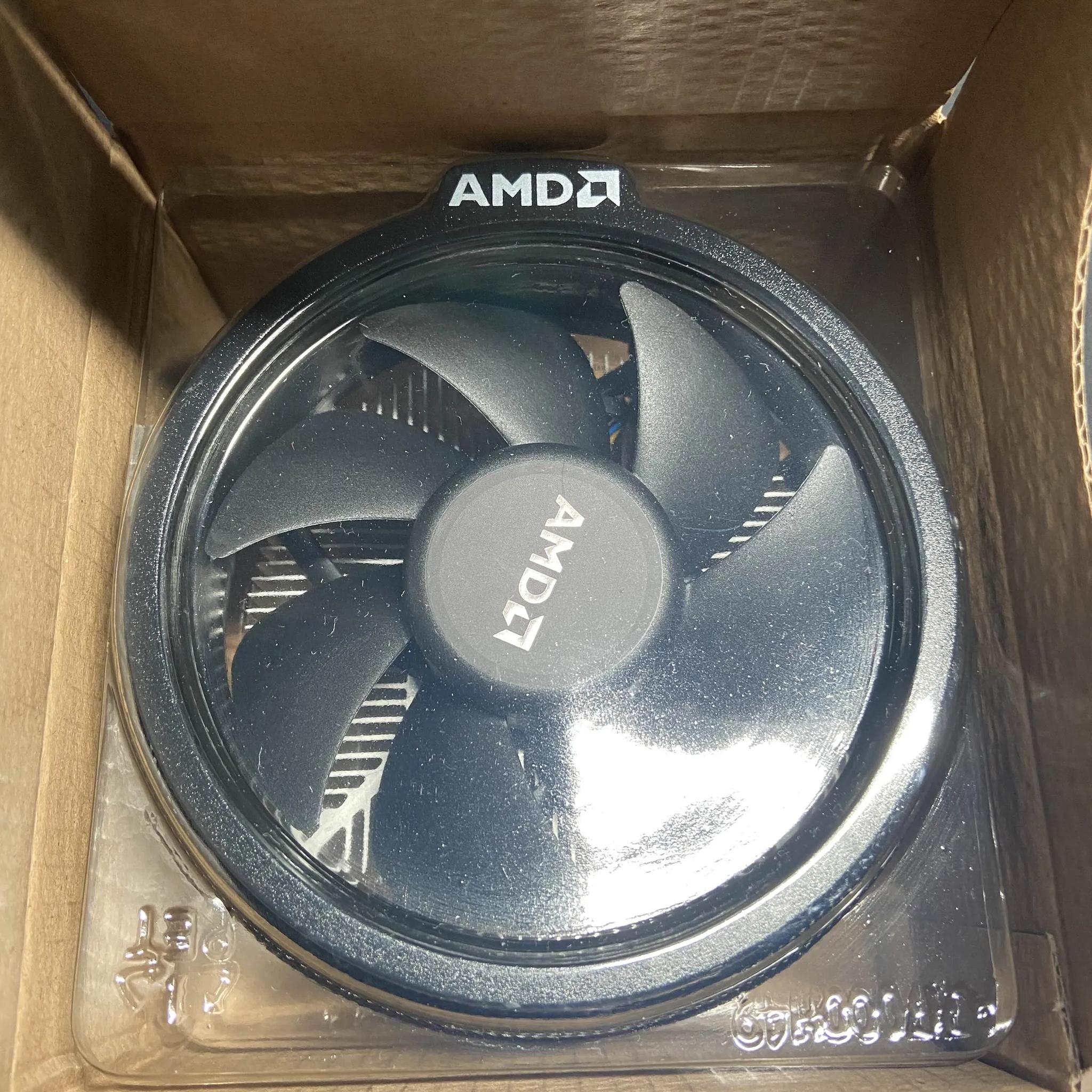 Ryzen 5 3600 with the stock cooler