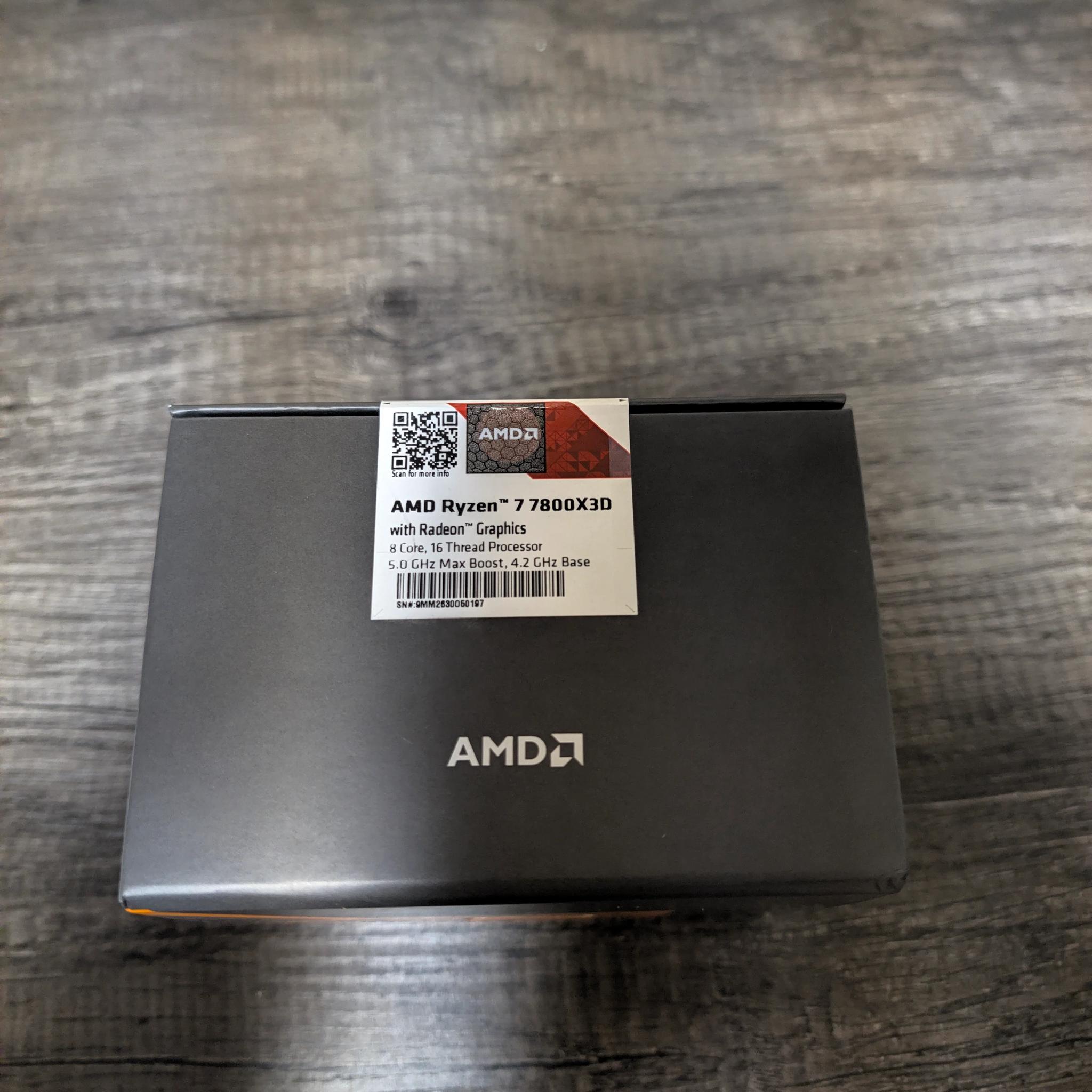 AMD Ryzen 7 7800X3D - Sealed, Brand New in Box