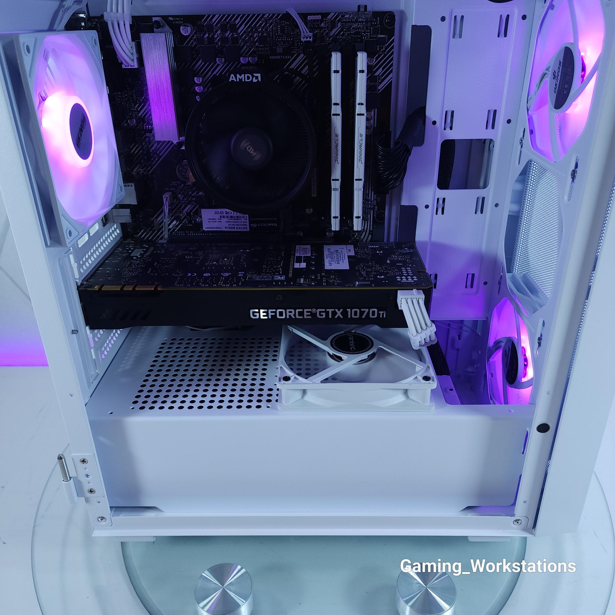 💜GTX 1070Ti●Ryzen 3 4100●1080p Gaming Computer