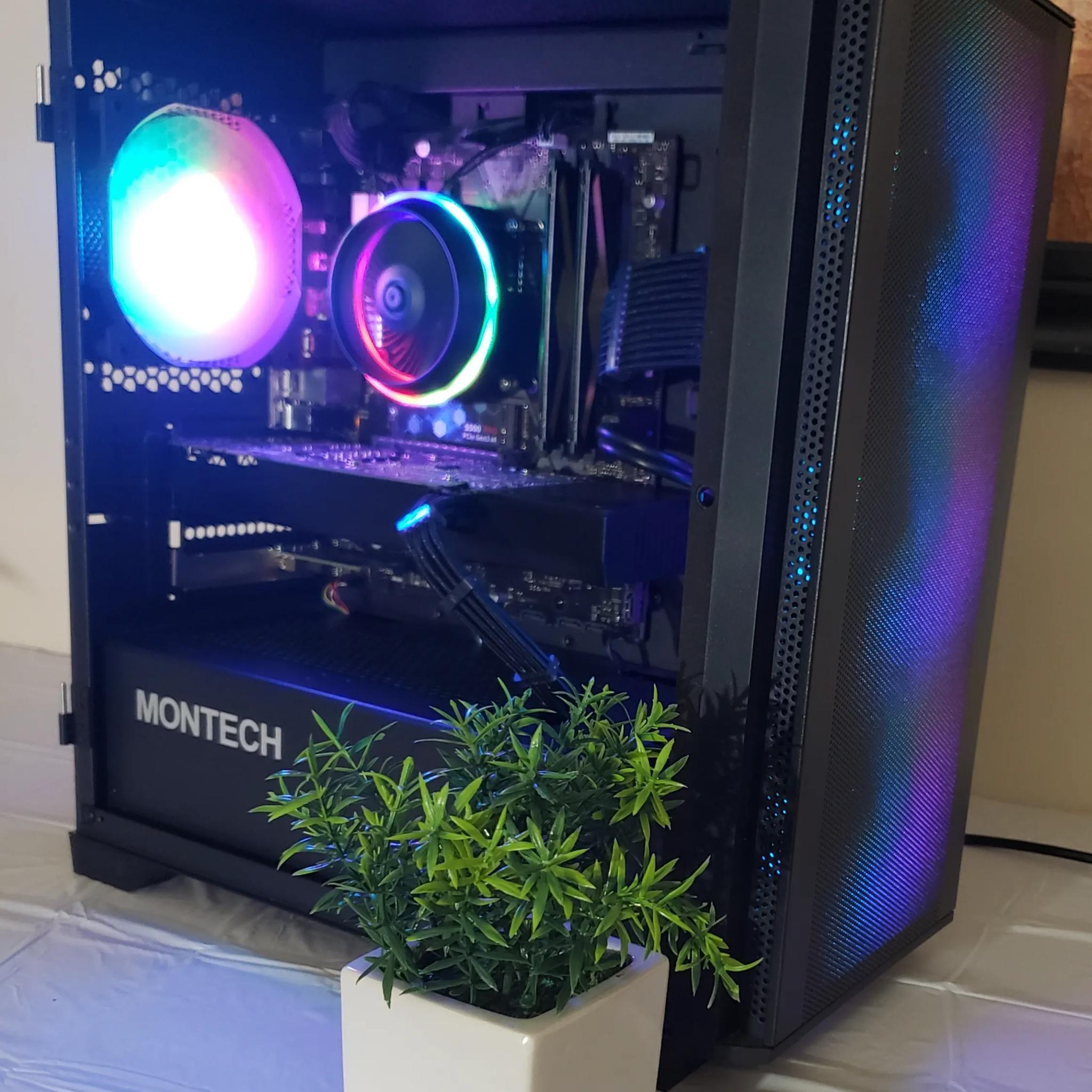 Gaming PC - Custom RGB - i5-9400F + GTX 1070 (8GB) + 2x8(16GB) RAM with Wi-Fi
