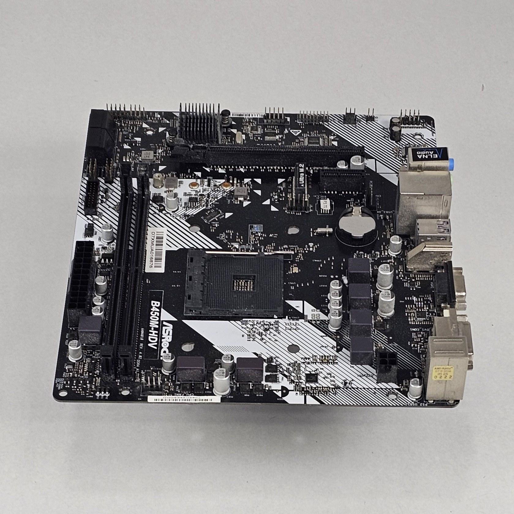 ASRock B450M-HDV AMD AM4 DDR4 mATX Motherboard