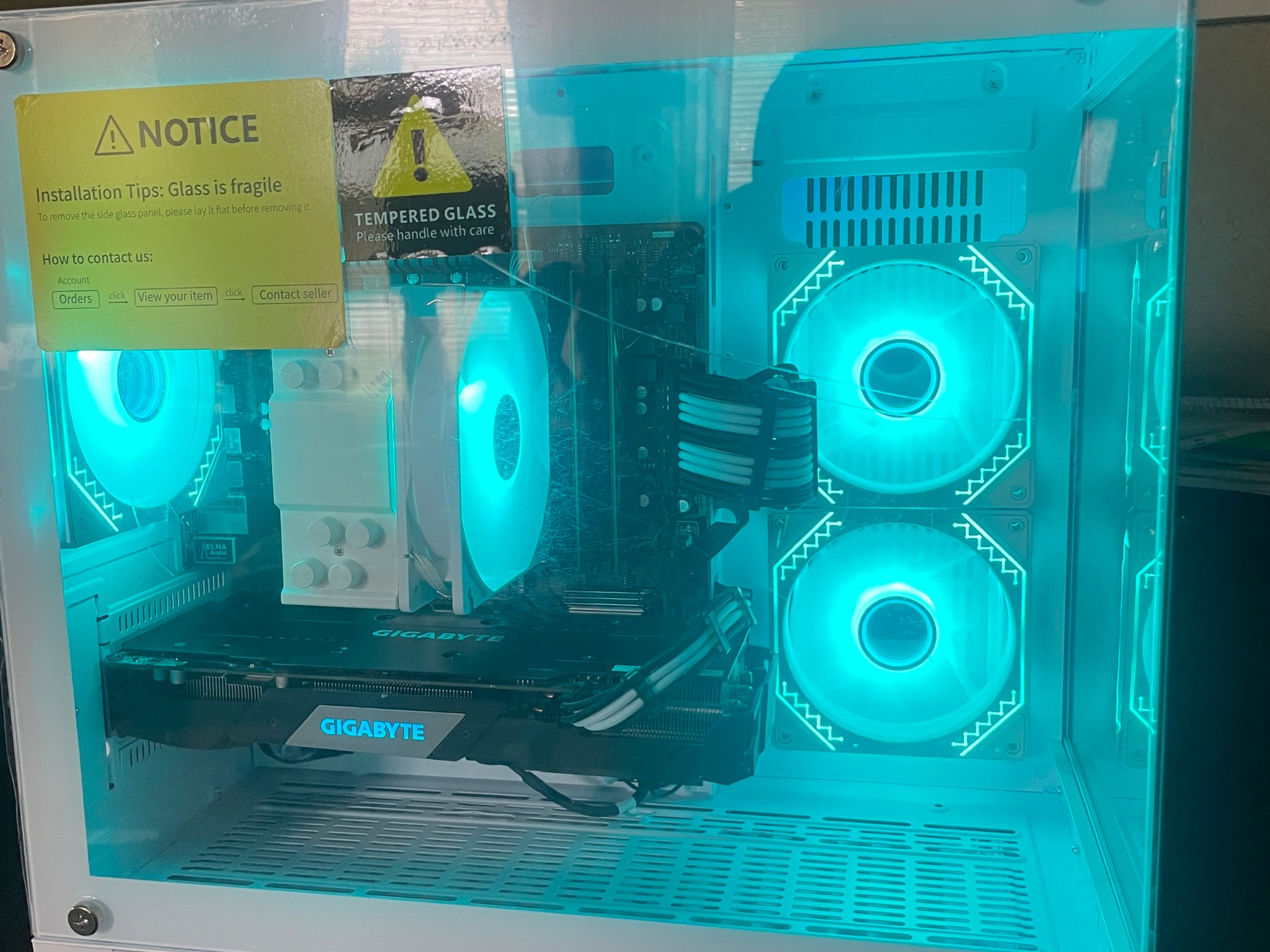 Ryzen 5, Nvidia 2060 Super - White RGB Gaming PC