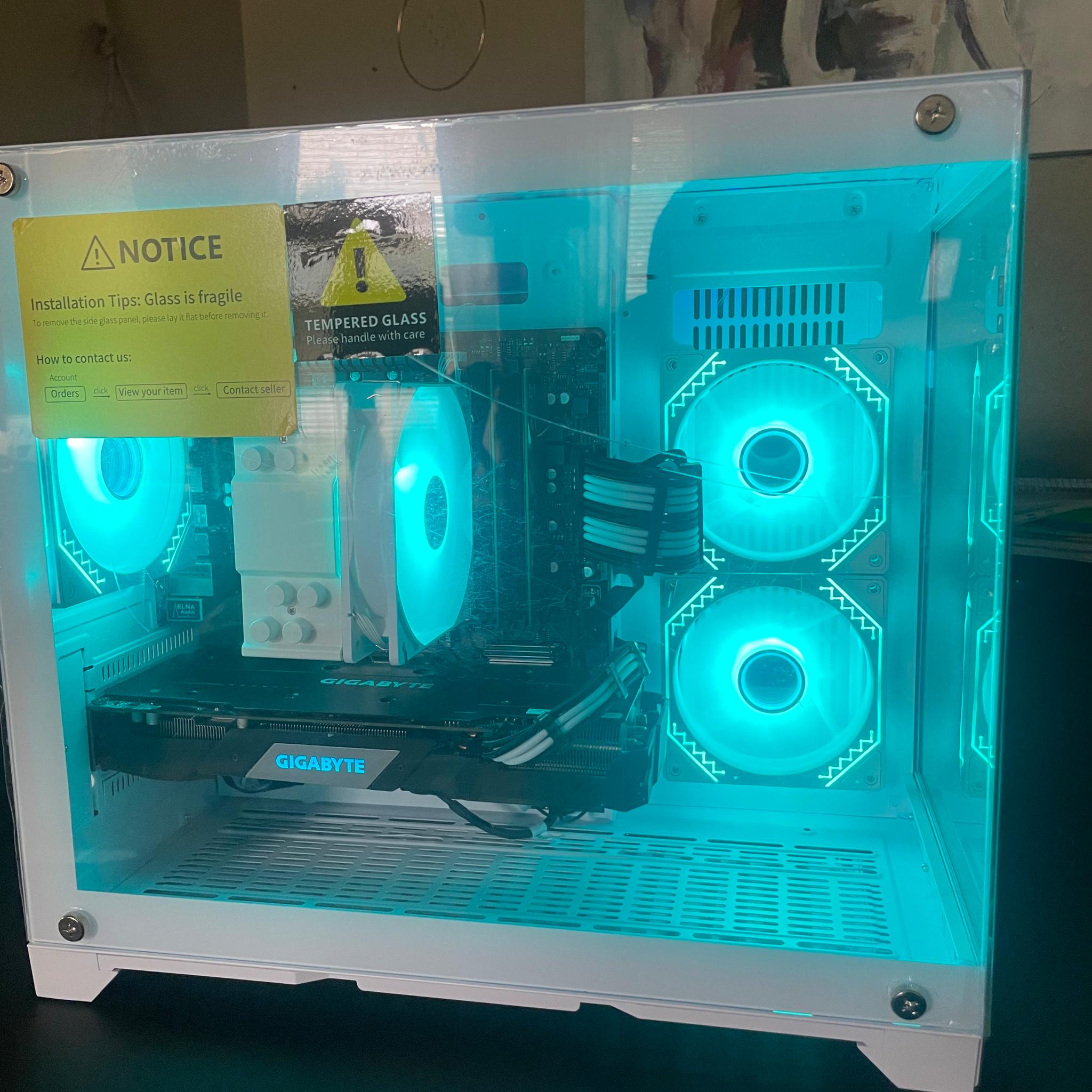 Ryzen 5, Nvidia 2060 Super - White RGB Gaming PC