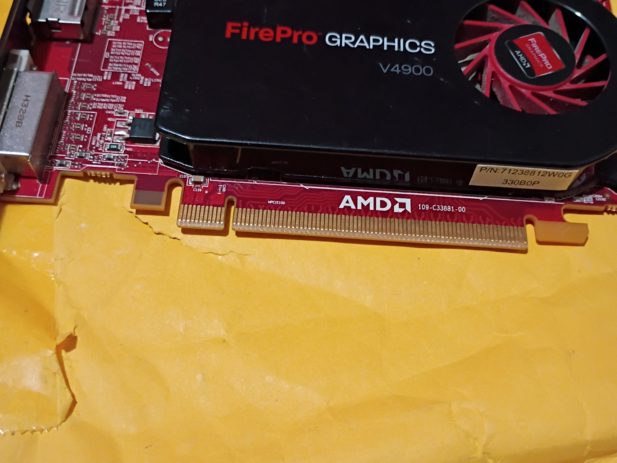 Firepro v4900 and graphics card