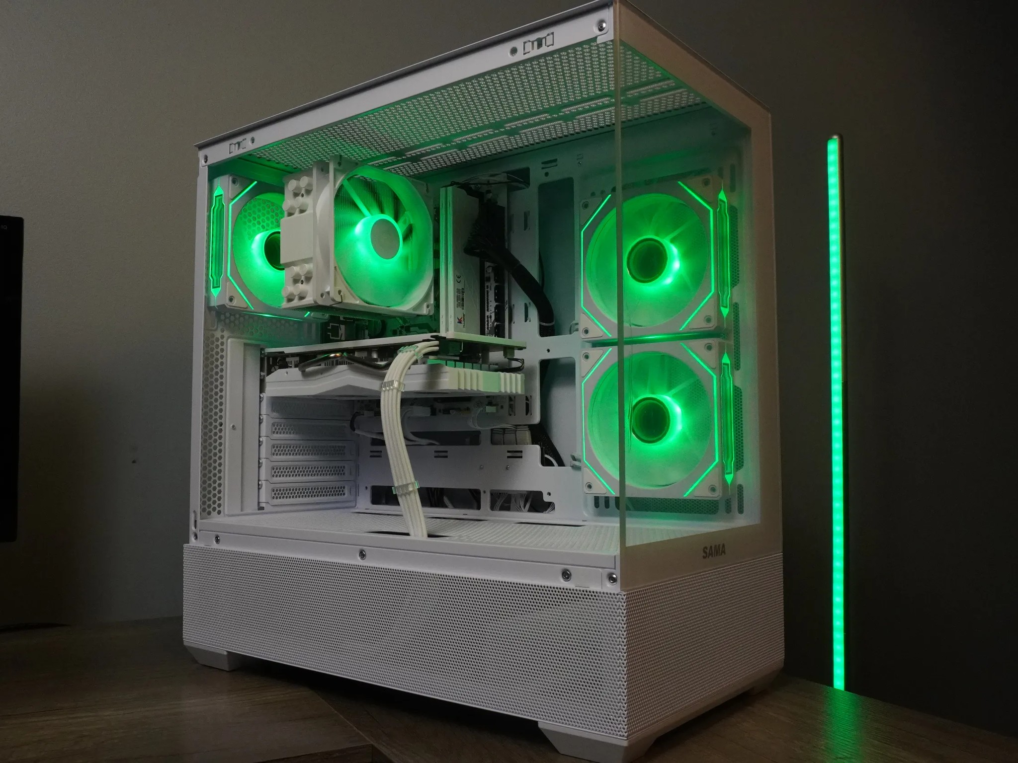🤍ALL WHITE🤍 Starter GAMING MACHINE 🧡RX 580 2048SP 🧡 Ryzen 5 5500 | 32GB | 1TB...