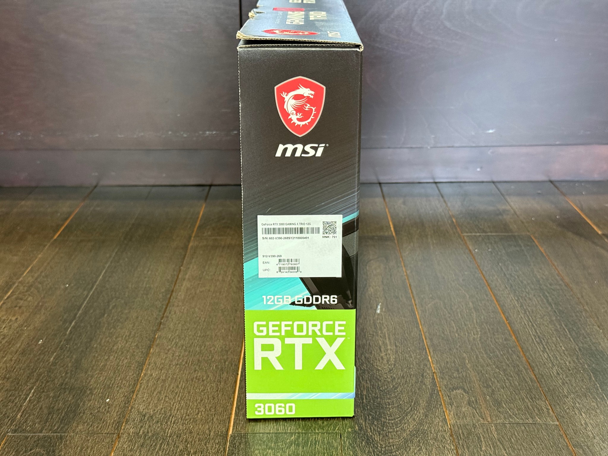MSI NVIDIA GeForce RTX 3060 Gaming X Trio 12GB GDDR6 Graphics Card - Boxed