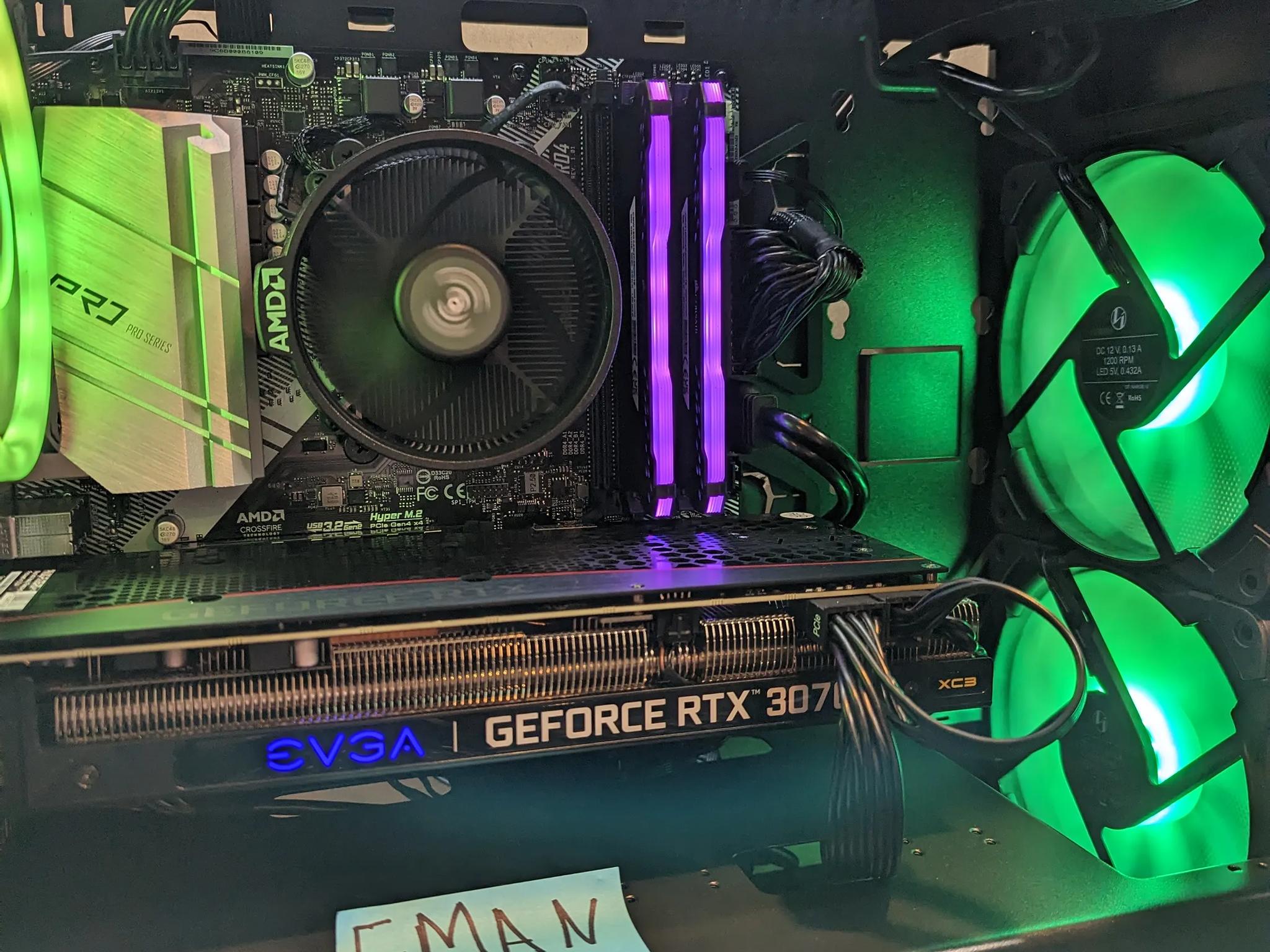 1440p Gaming pc|AMD Ryzen 5600G|RTX 3070 EVGA XC3 Ultra|16GB DDR4 3600MHz|