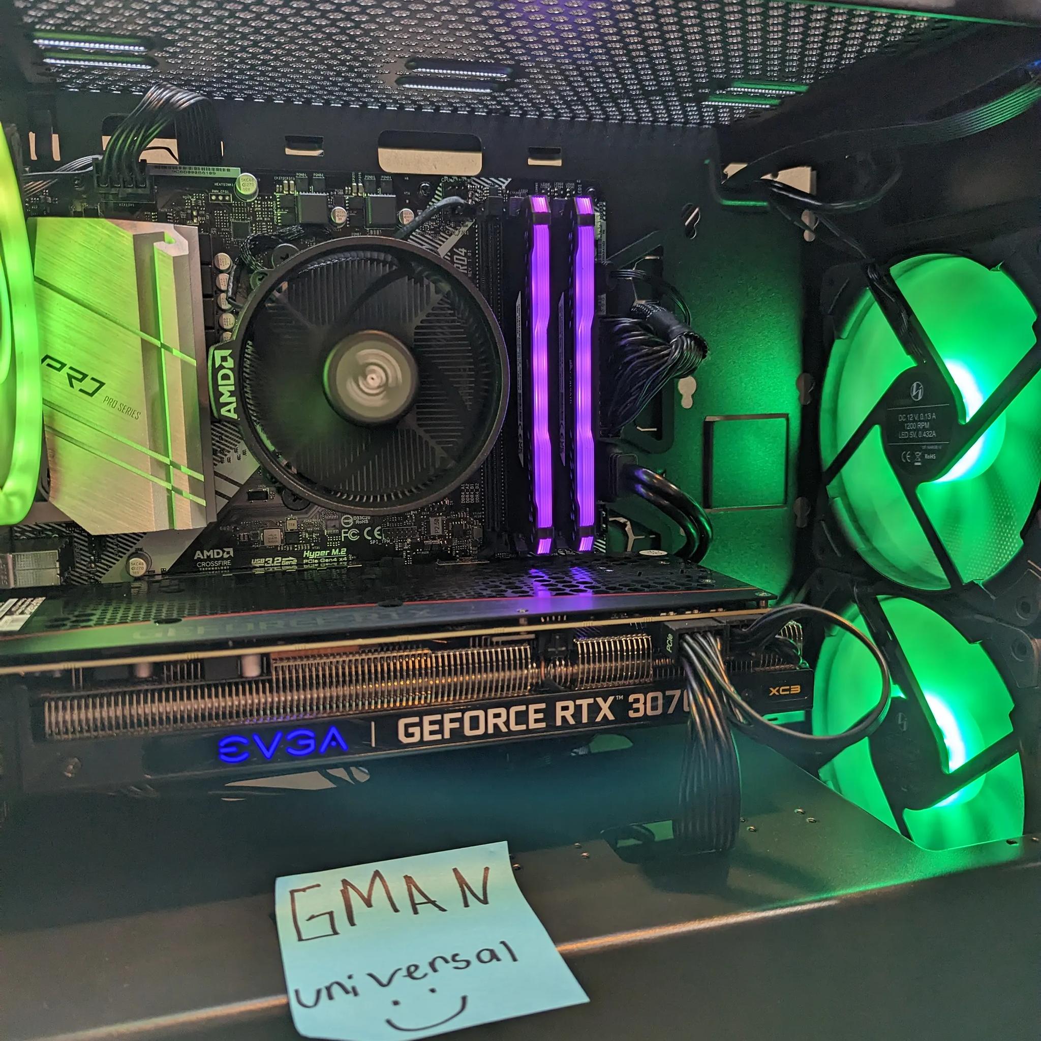 1440p Gaming pc|AMD Ryzen 5600G|RTX 3070 EVGA XC3 Ultra|16GB DDR4 3600MHz|