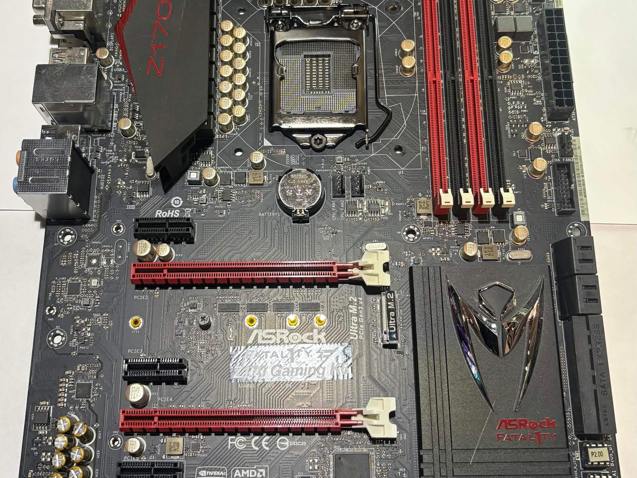 ASRock Fatal1ty Z170 Gaming K6 LGA1151 ATX Motherboard | DDR4 | M.2 | Fully Tested