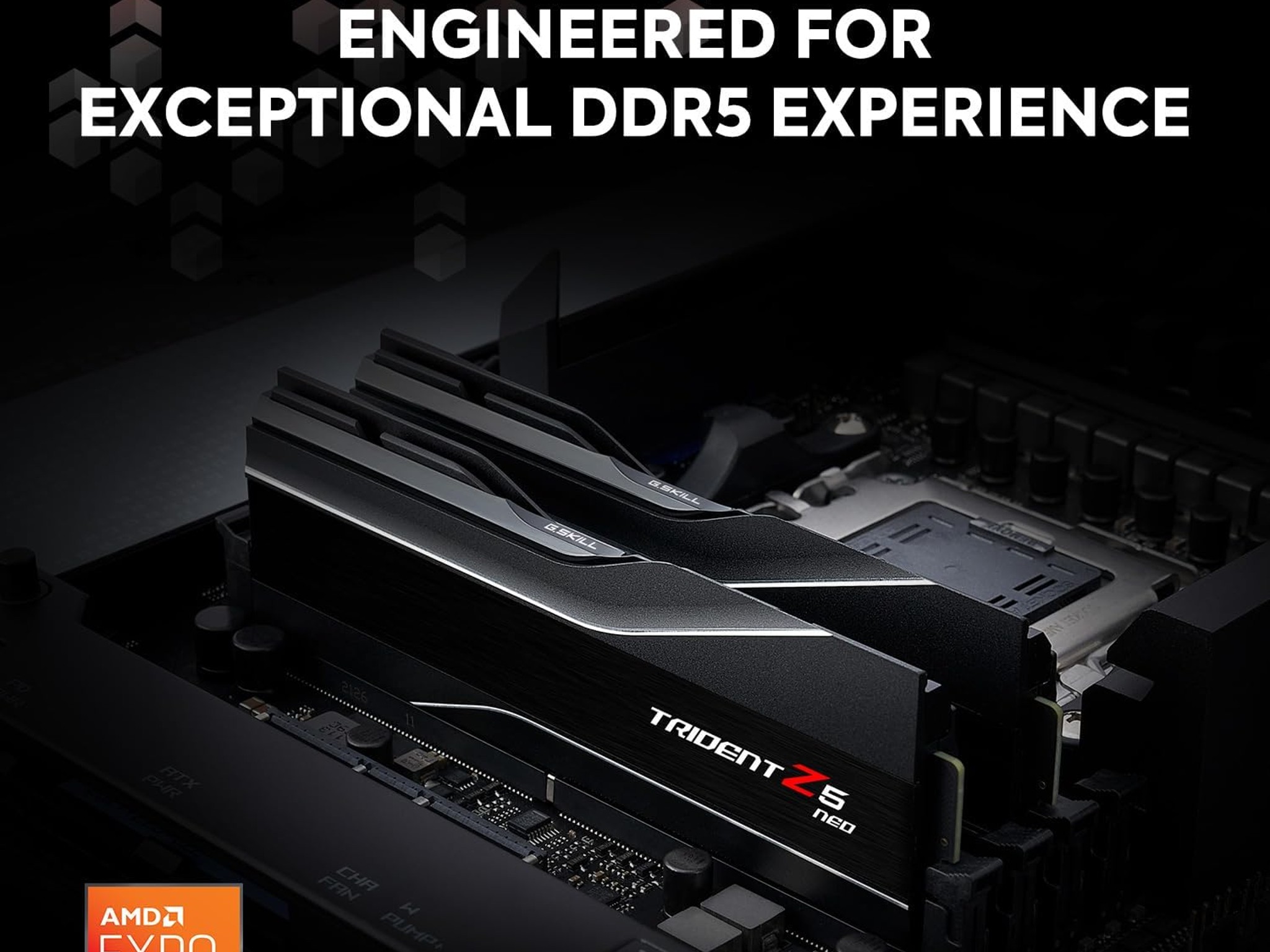 G.SKILL Trident Z5 Neo Series DDR5 RAM AMD Expo 64GB 2x32GB 6000MT/s CL30 F5-6000J3040G32GX2-TZ5N