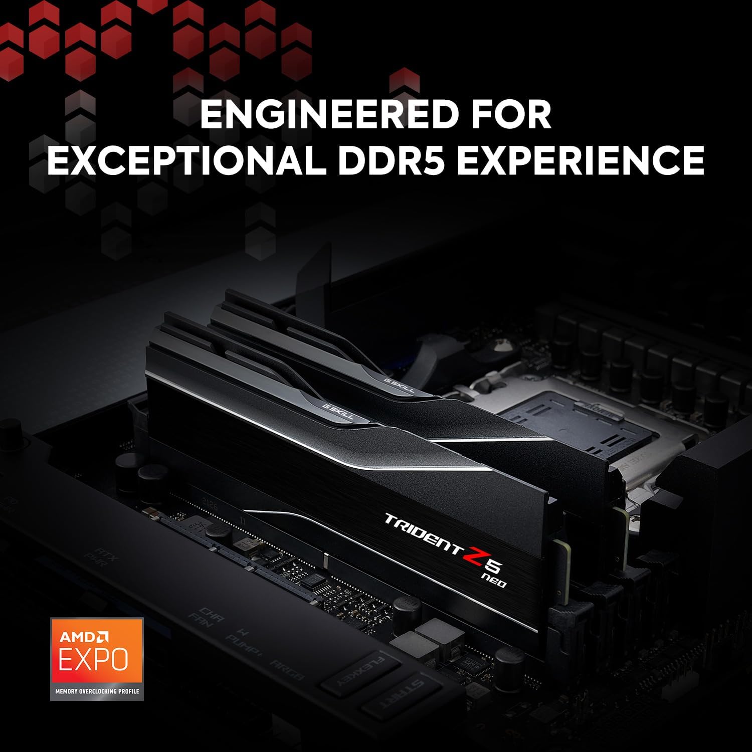 G.SKILL Trident Z5 Neo Series DDR5 RAM AMD Expo 64GB 2x32GB 6000MT/s CL30 F5-6000J3040G32GX2-TZ5N