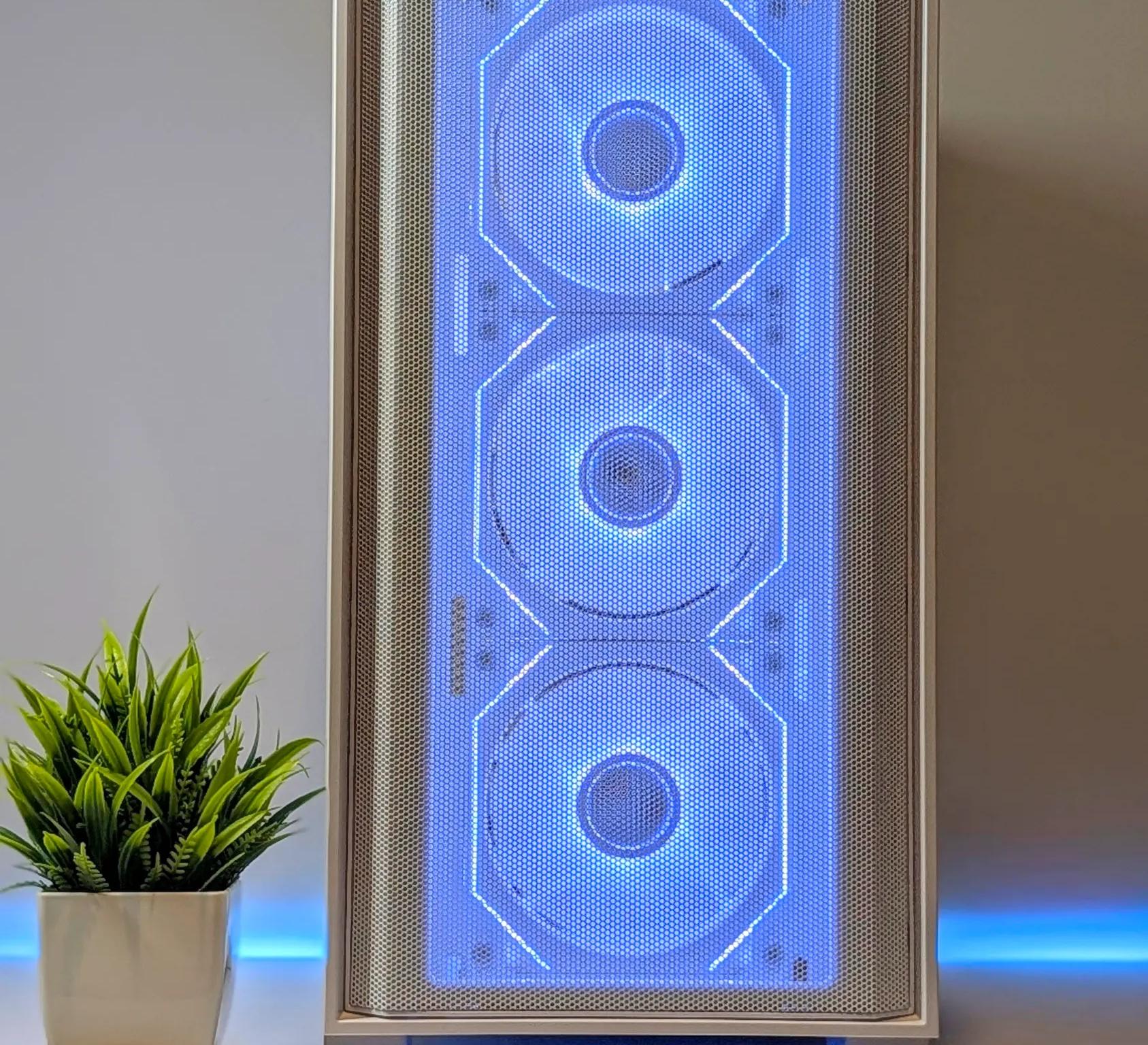 BUDGET 1080P BEAST | ARGB | 16GB RAM | RYZEN 5 | 1TB NVME SSD | GTX 1080 | WIN 11 | WHITE CUSTOM PC