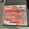 TEAMGROUP T-Force Vulcan Z DDR4 32GB Kit (2 x 16GB) 3200MHz - Red - TLZRD432G3200HC16CDC01