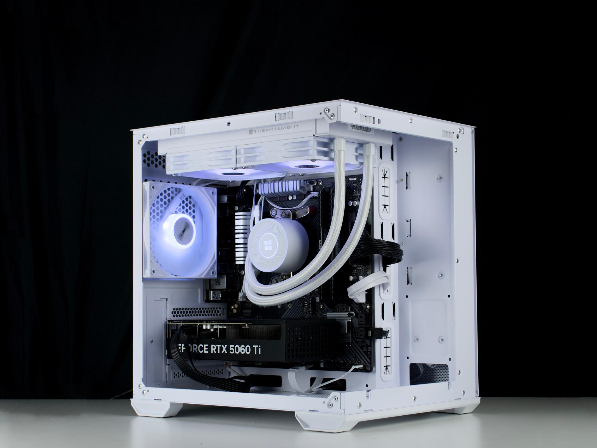 🧊❄️🧊 White Gaming PC – RTX 5060 TI, Ryzen 7 5700X, 32GB RAM, 1TB SSD - WiFi 🧊❄️🧊