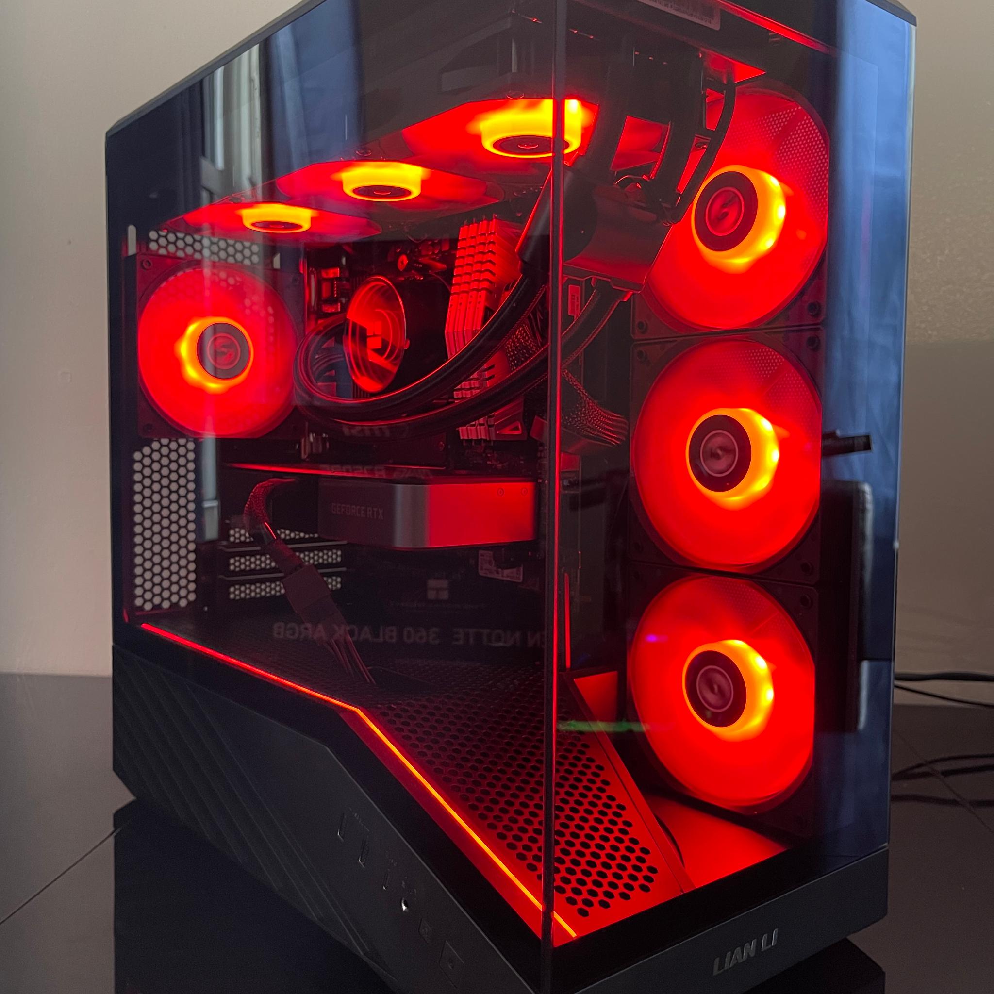 🔥1440p Beast / RTX 3070 FE/ R5 5600G/ 32GB RAM/ 1TB Storage/ liquid cooled🔥